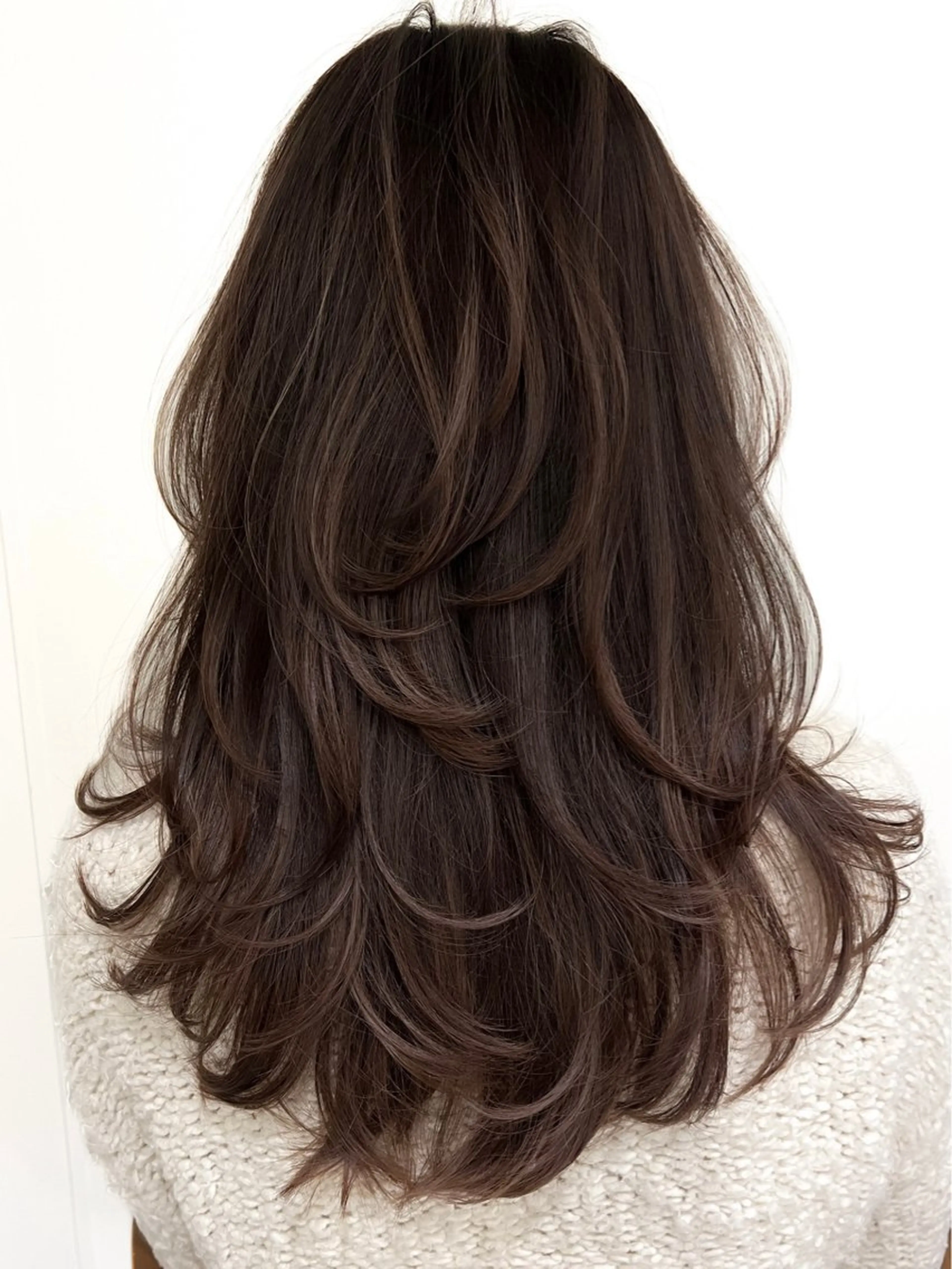 ロング カラー ✨レイヤーカット/透 名感カラー特化✨のヘアスタイル