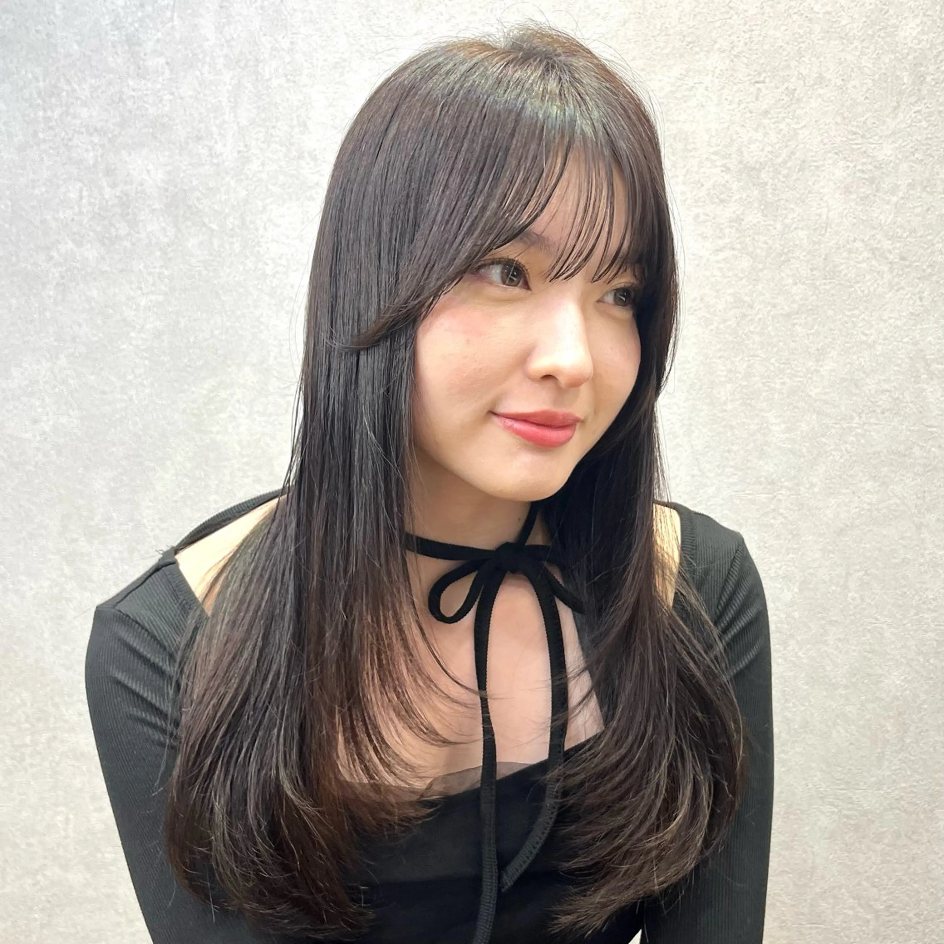 《minimo限定🤍》カット+髪質改善イノアカラー+1stepトリートメント🎀✨🎶コテ巻き仕上げ付き💗の写真