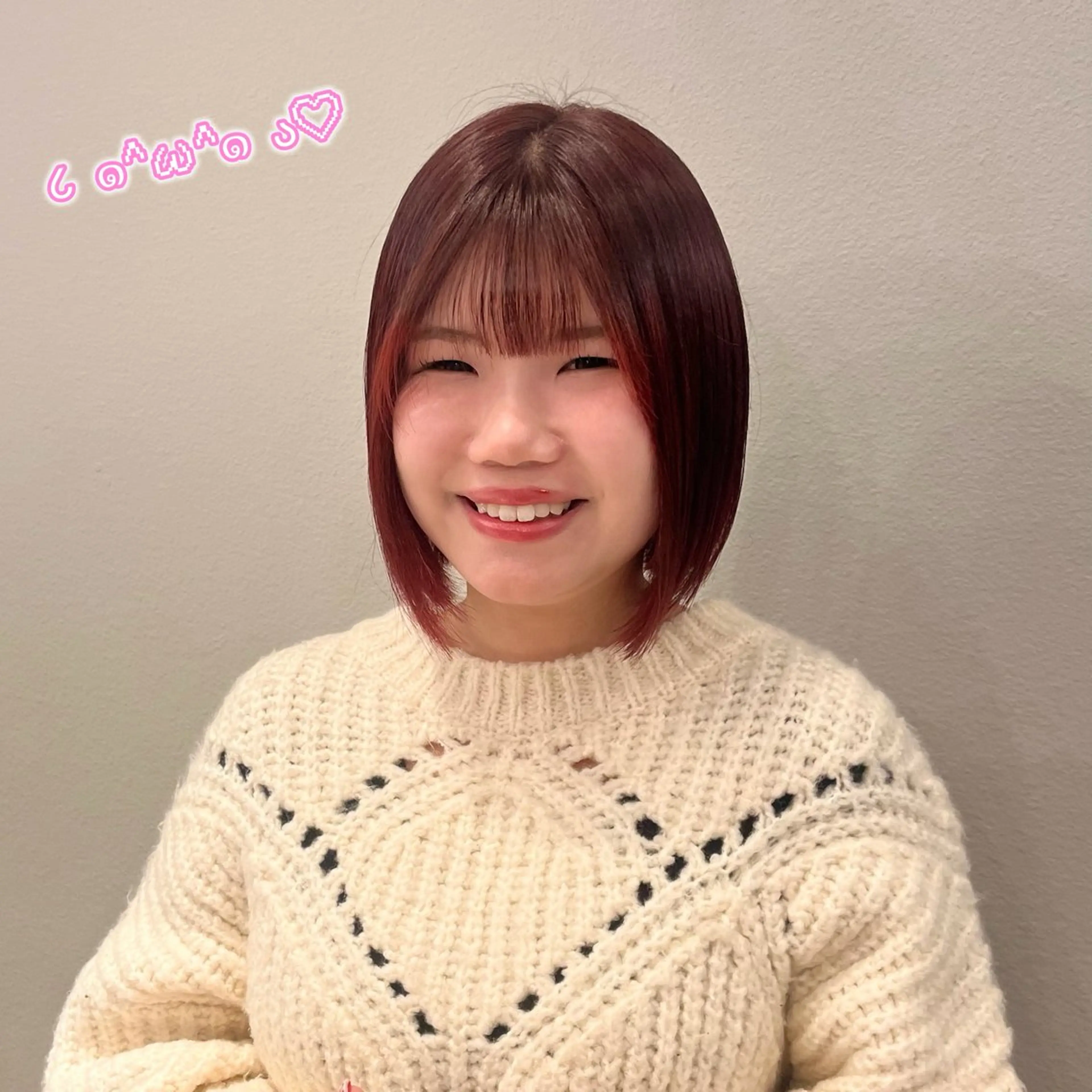 カラー ブリーチ ヘアカラー 暖色/顔周り /ヘアメ/あつはのヘアスタイル