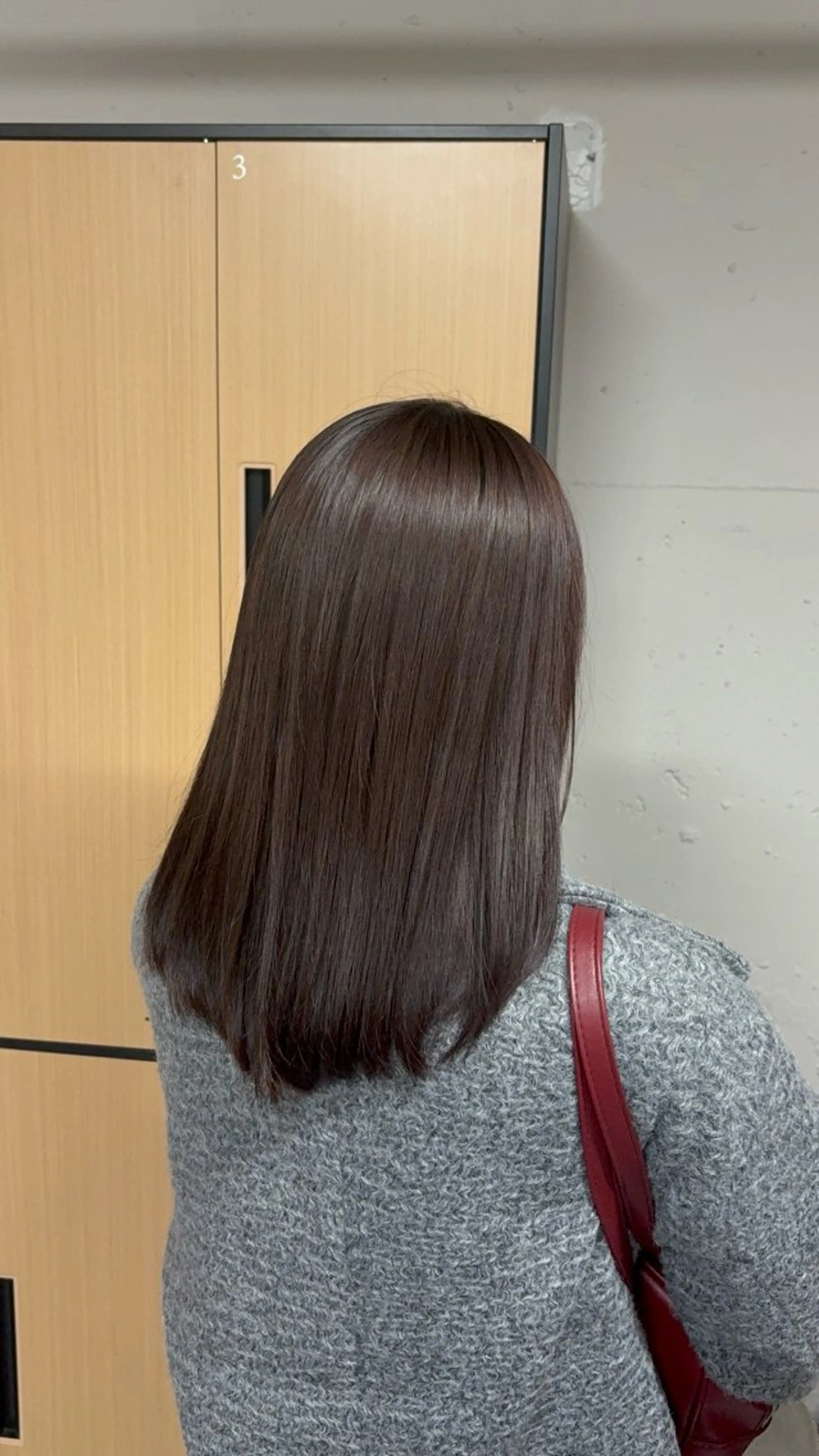 ミディアム カット ヘアカラー トリートメント tokute 中野真咲🐺のヘアスタイル