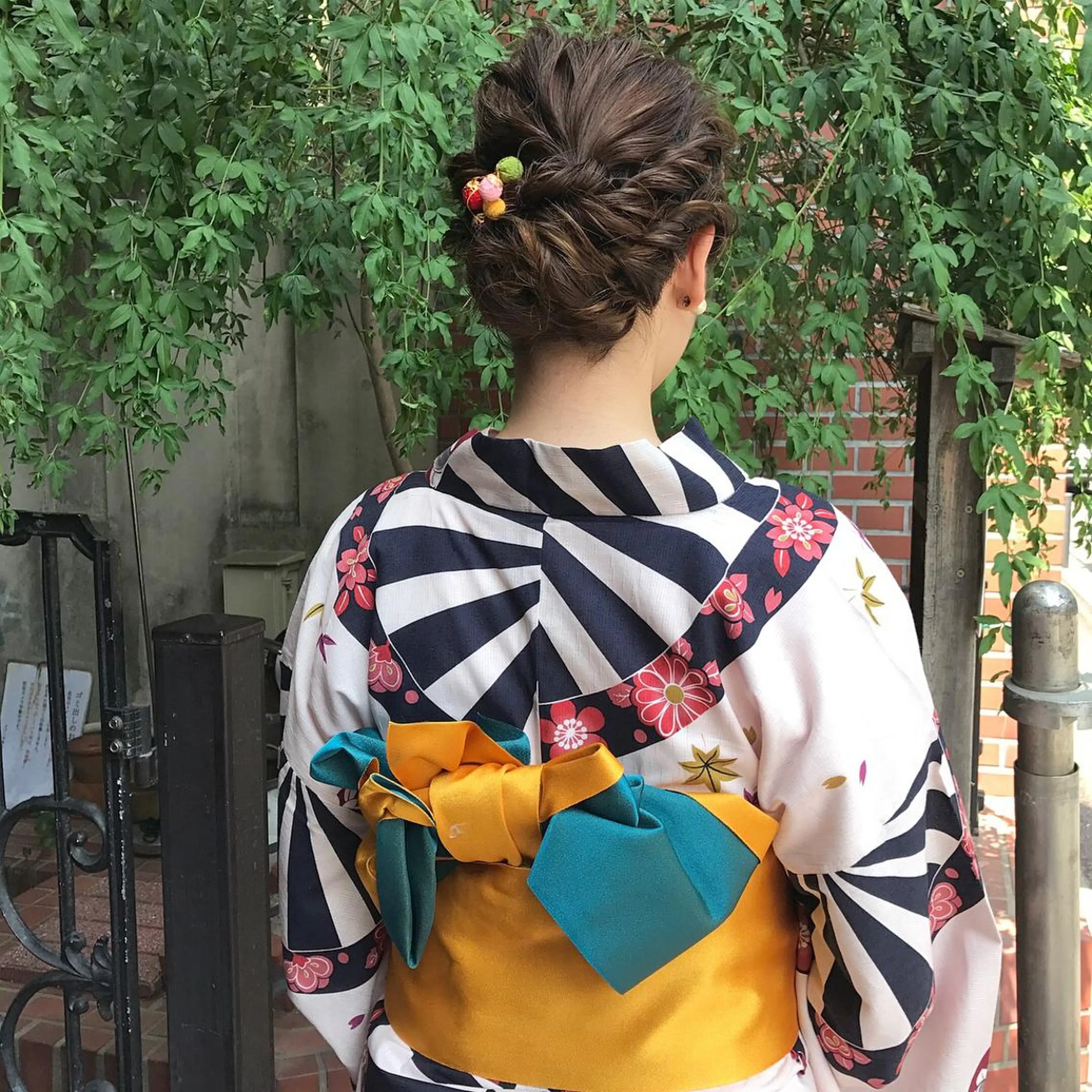 ヘアアレンジ Click所属・クニモトハルナ ボブ/柔らかカラーのヘアスタイル