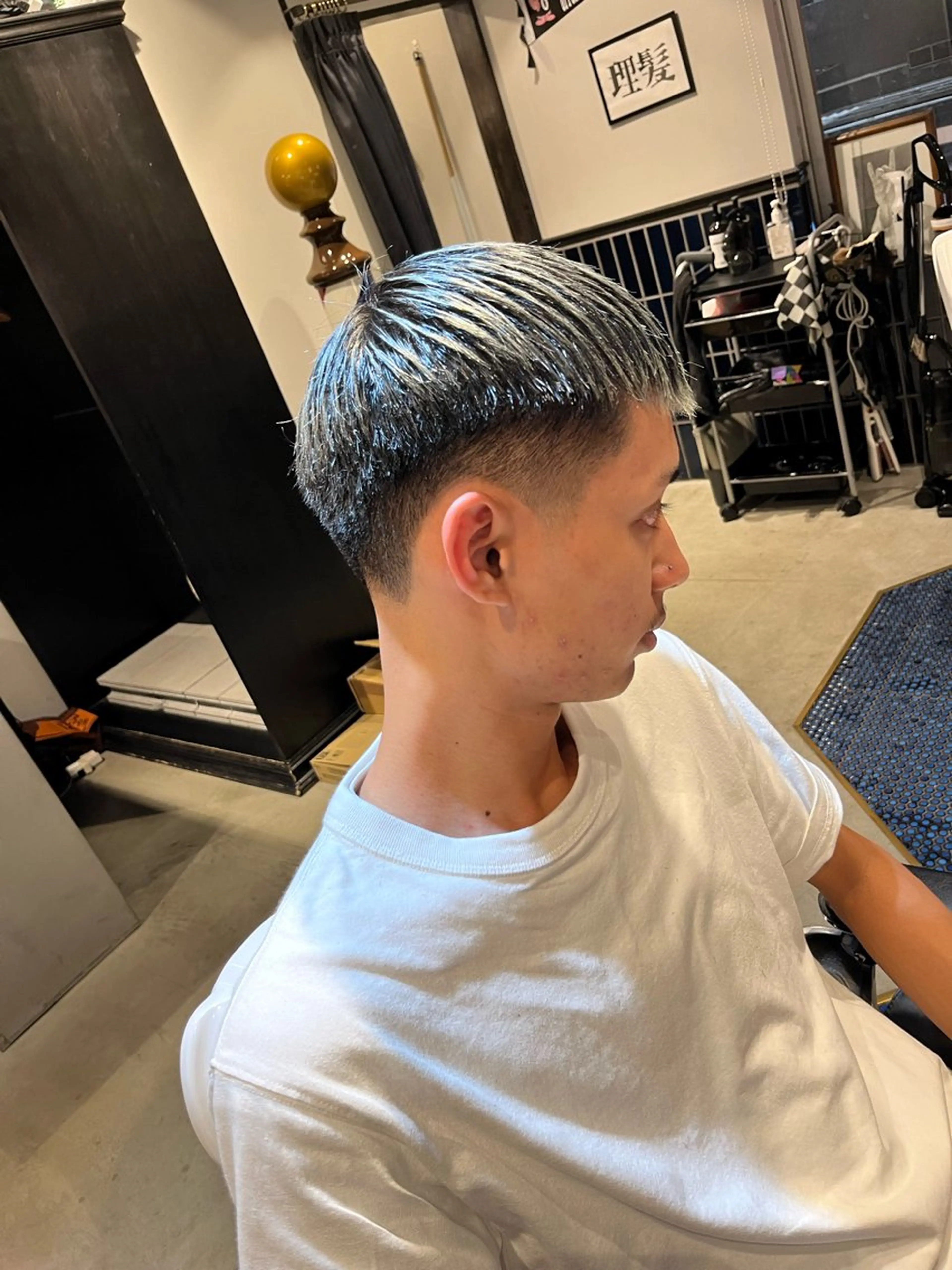 ショート 新宿無料メンズカット ヒガシトウイのヘアスタイル