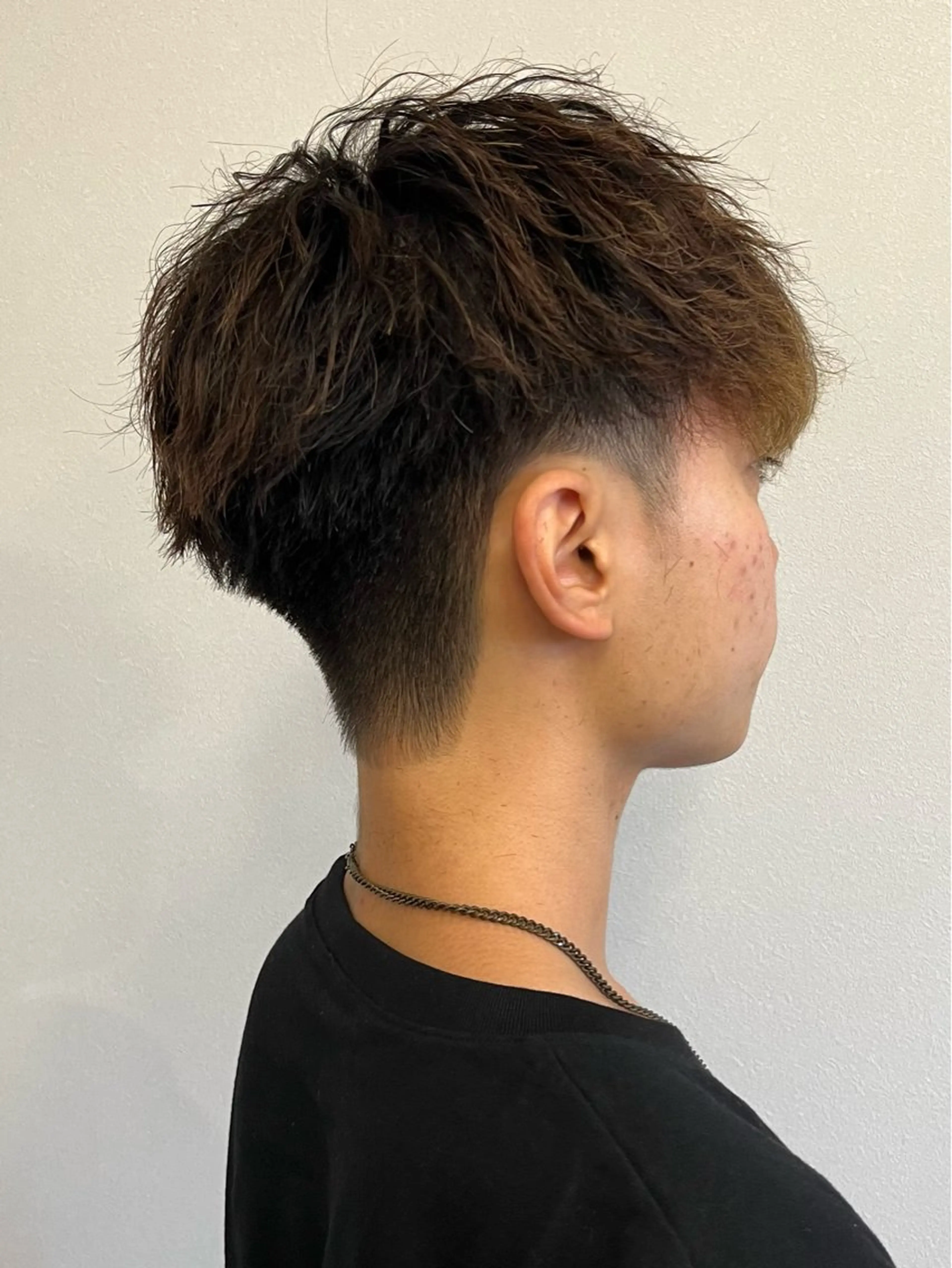 パーマ メンズ カット パーマ セジールヘアメゾン所属・韓国レイヤー/透明感 カラー🐈曾根高のヘアスタイル