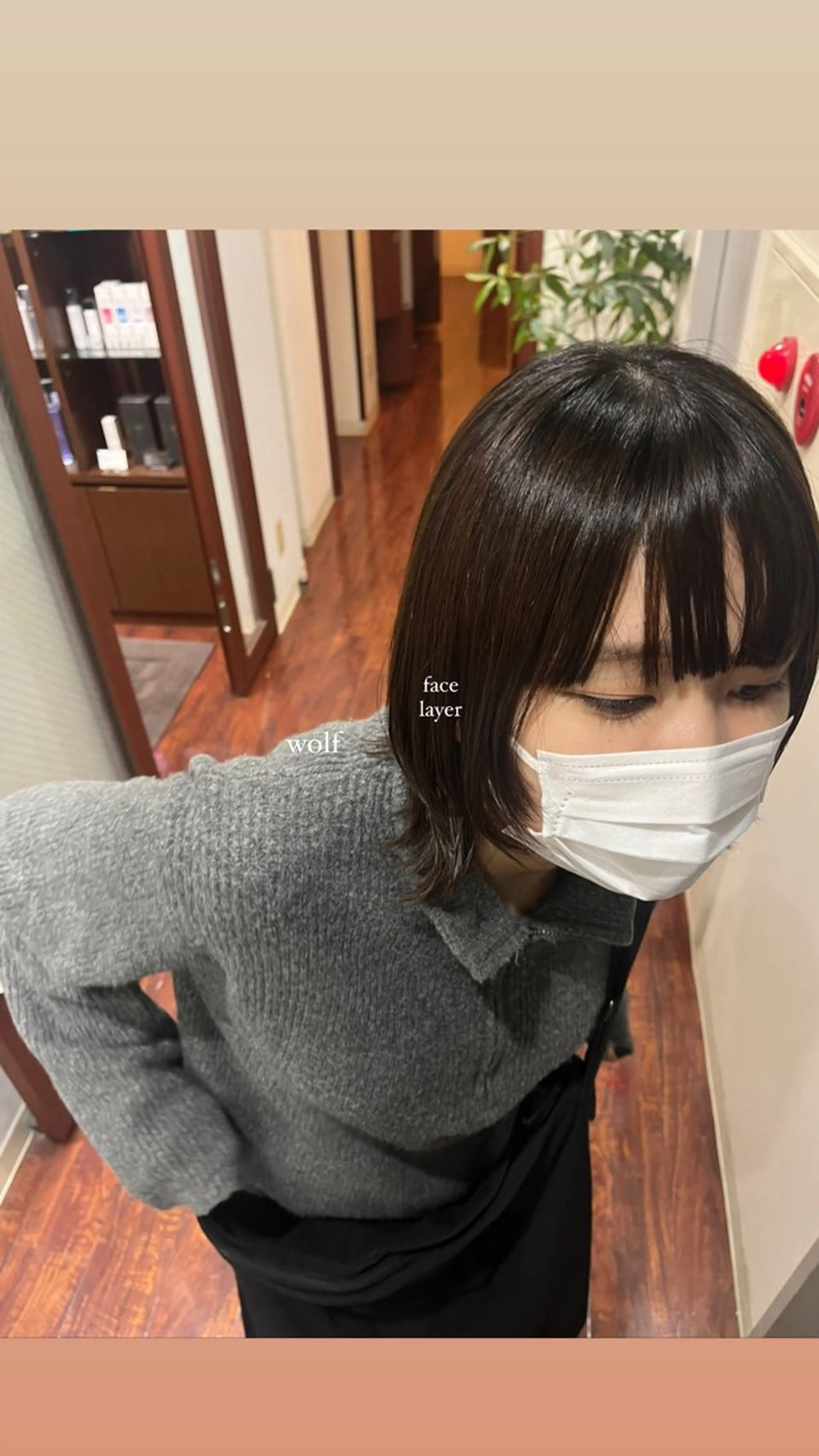 ミディアム ウルフカット kchiara所属・yura /レイヤーカットのヘアスタイル