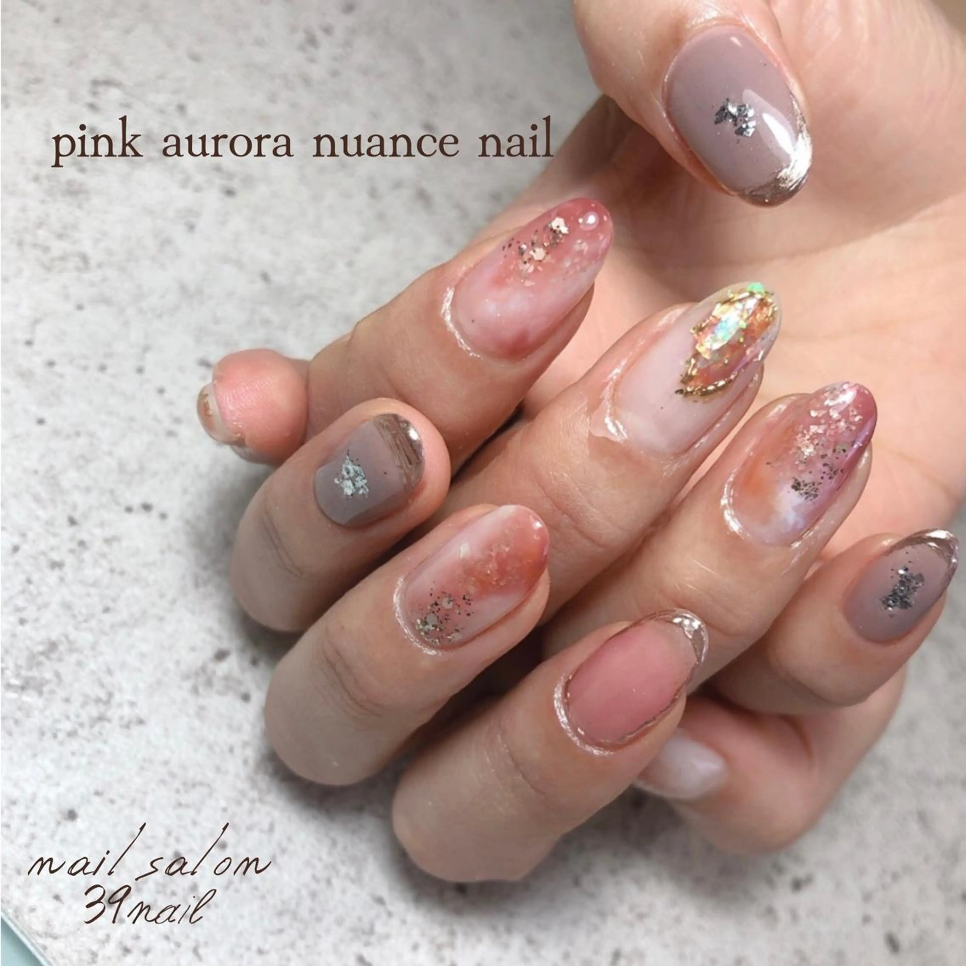 ショート ネイル ハンドネイル 京橋 【39nail】のネイルデザイン