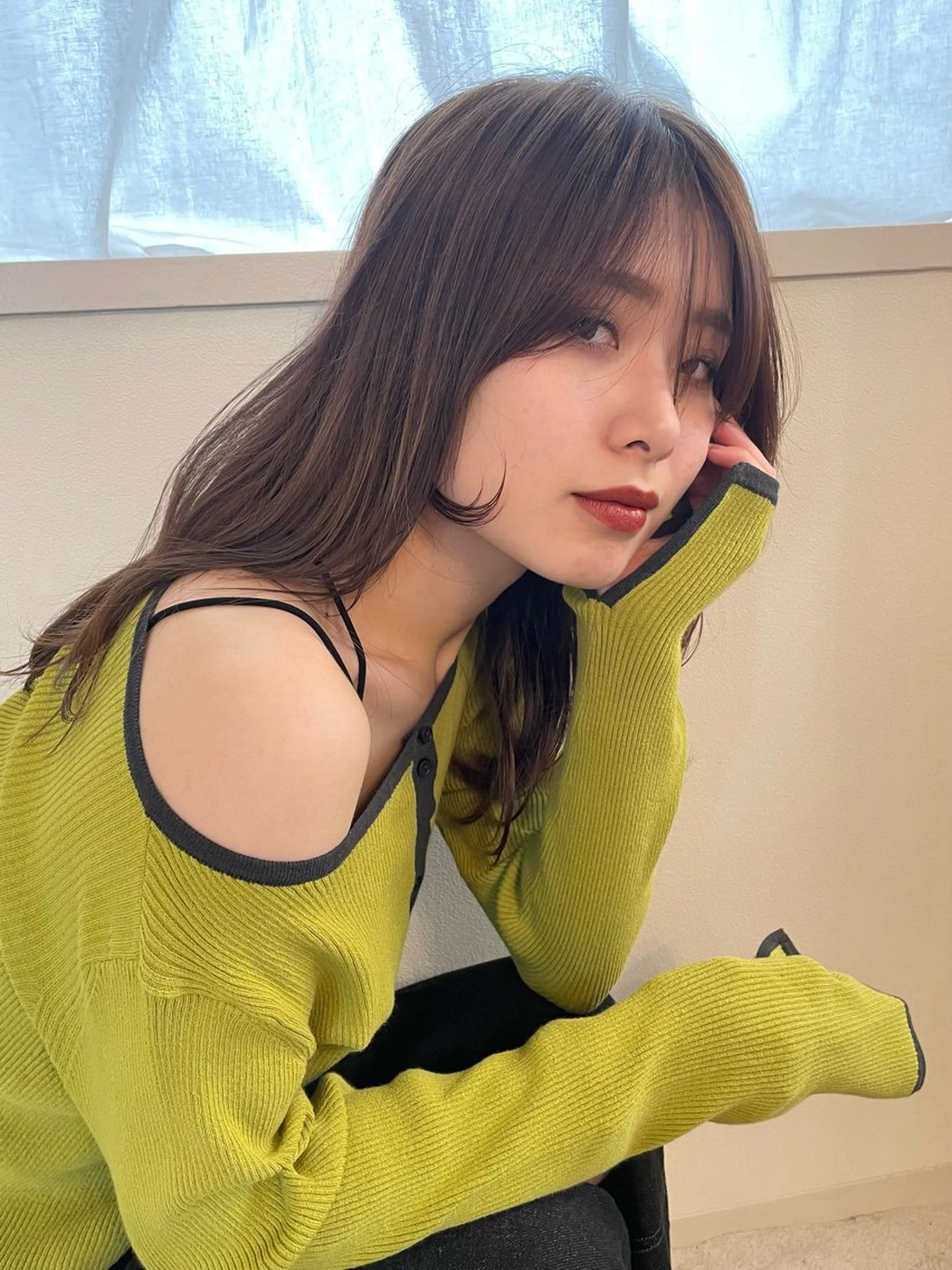 セミロング cocoluana(ココルアナ)所属・韓国風ヘア専門 🇰🇷Noaのヘアスタイル