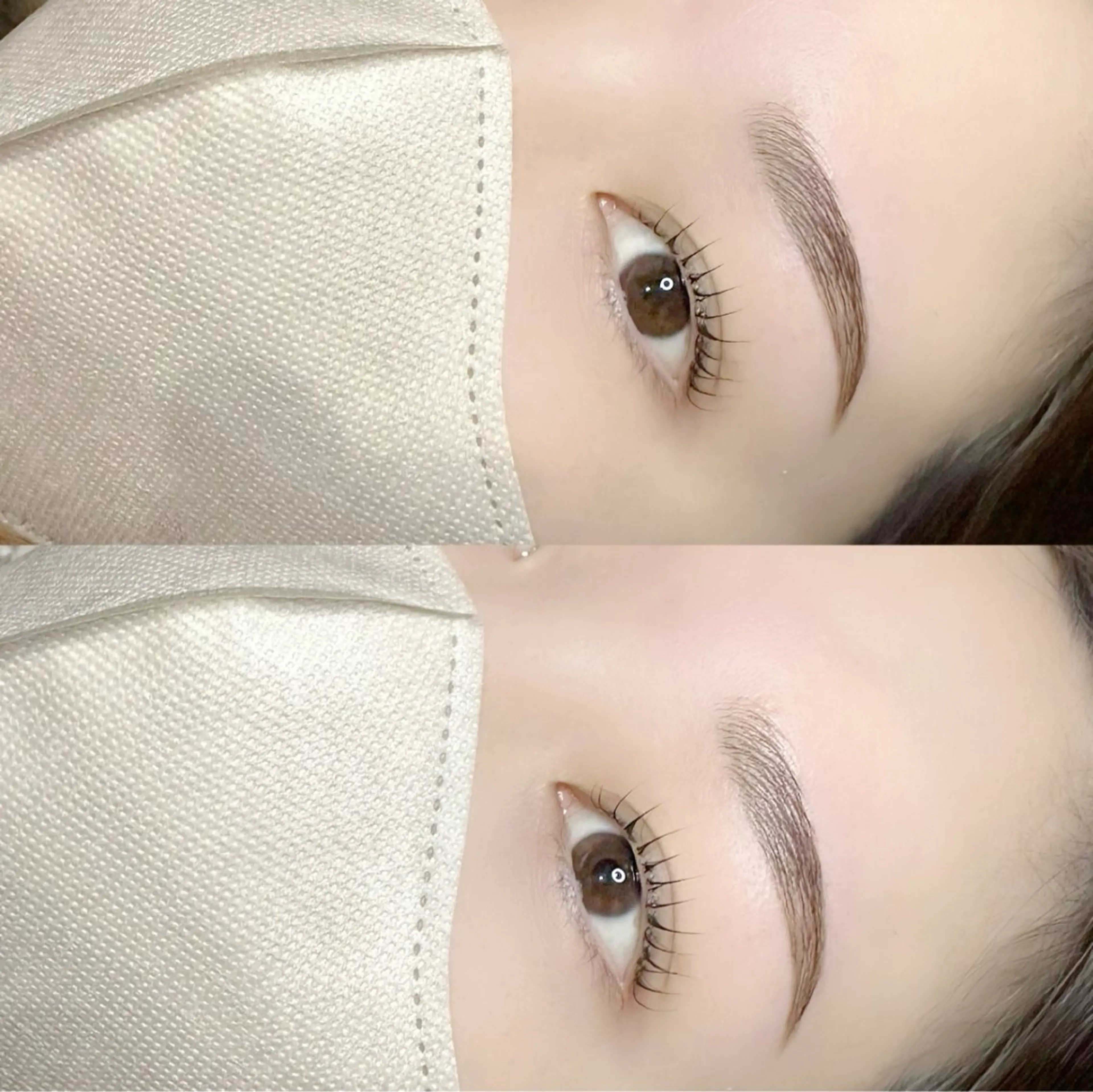 マツエク・マツパ 束感まつ毛 パリジェンヌラッシュリフト まつげパーマ 一重×まつ毛パーマ 小林 史奈のマツエク・マツパデザイン