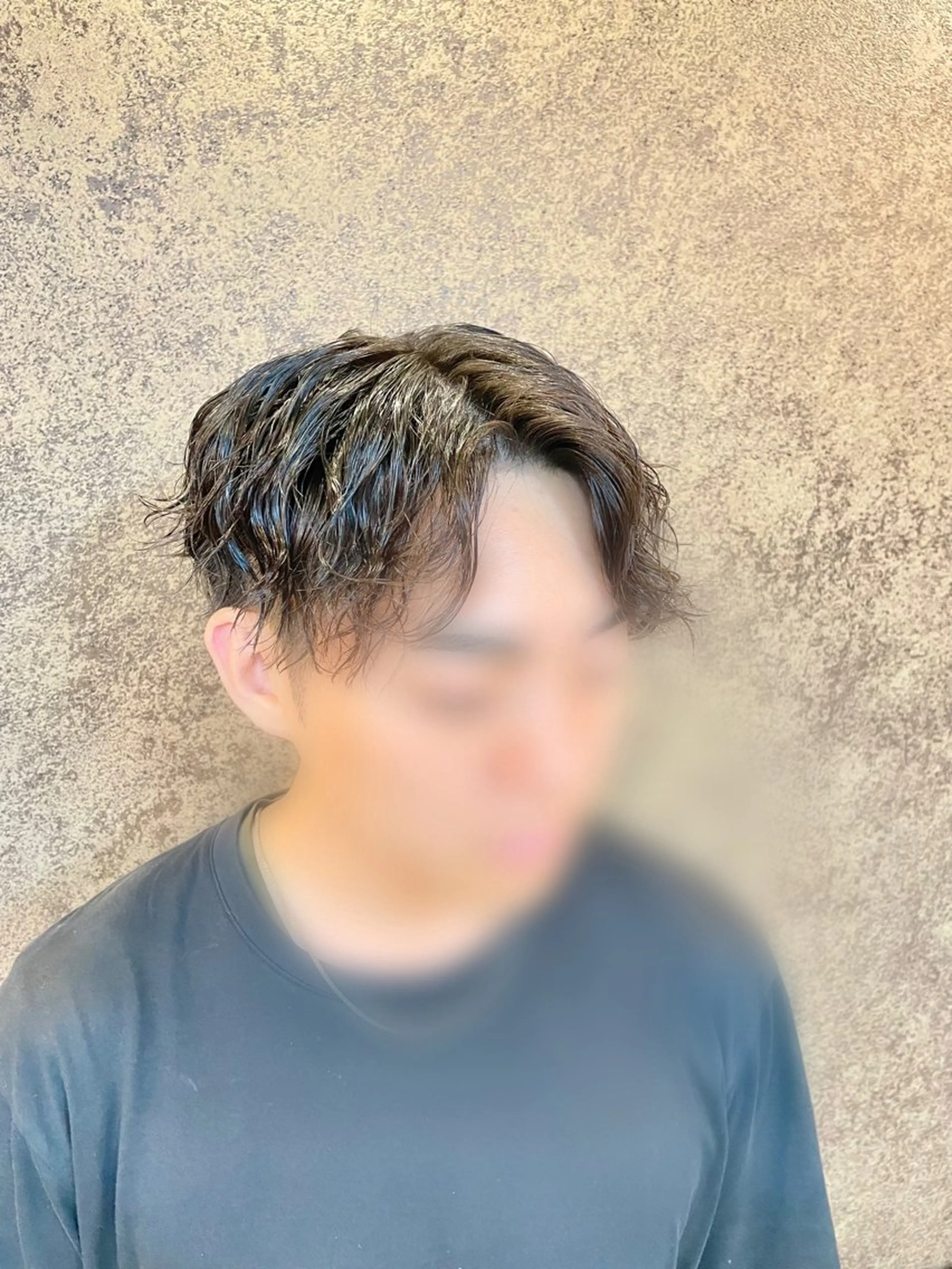 ショート パーマ メンズ カット パーマ メンズパーマ特化 カバヤマ　リョウのヘアスタイル