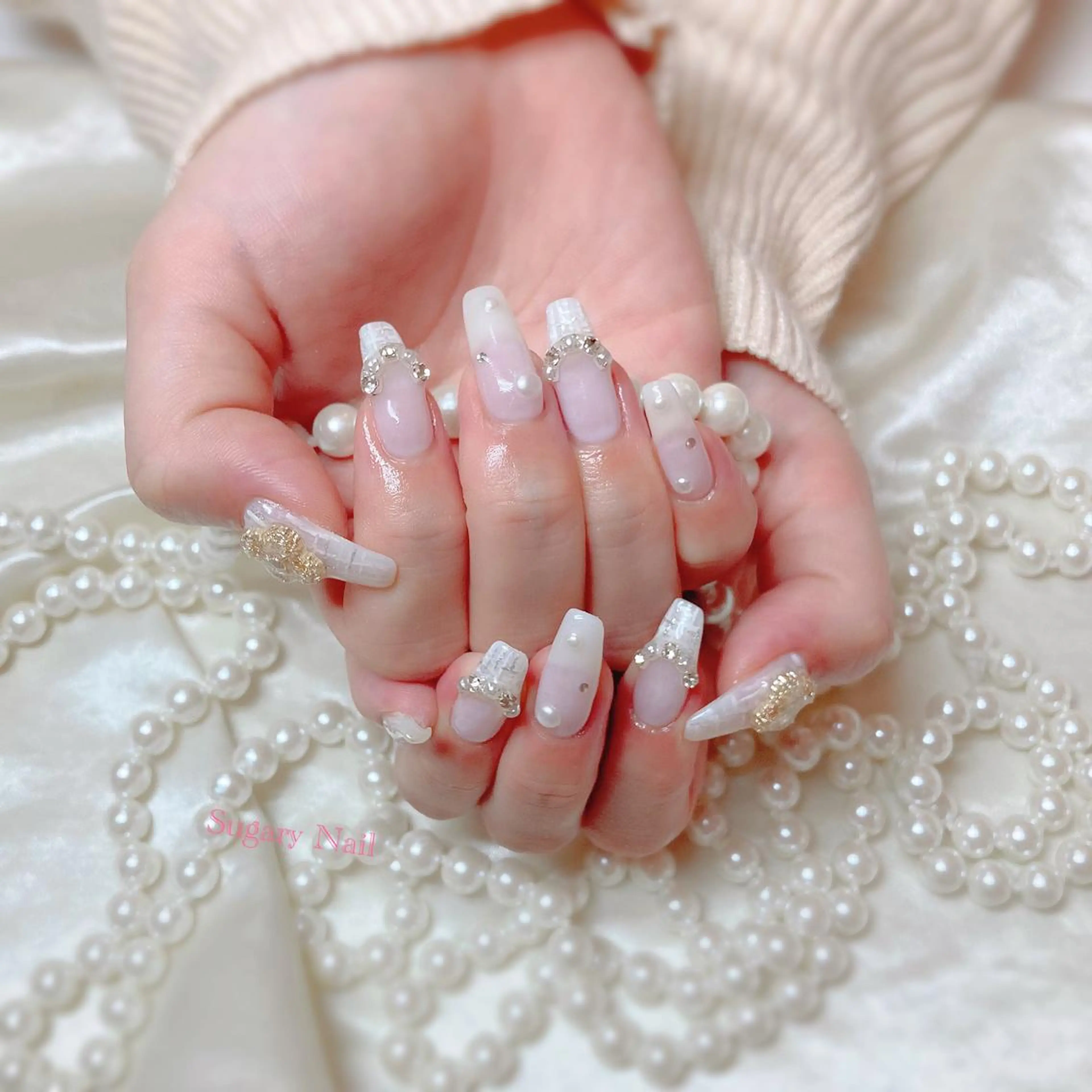 ネイル アートネイル ハンドネイル フットネイル SugaryNail Rinaのネイルデザイン