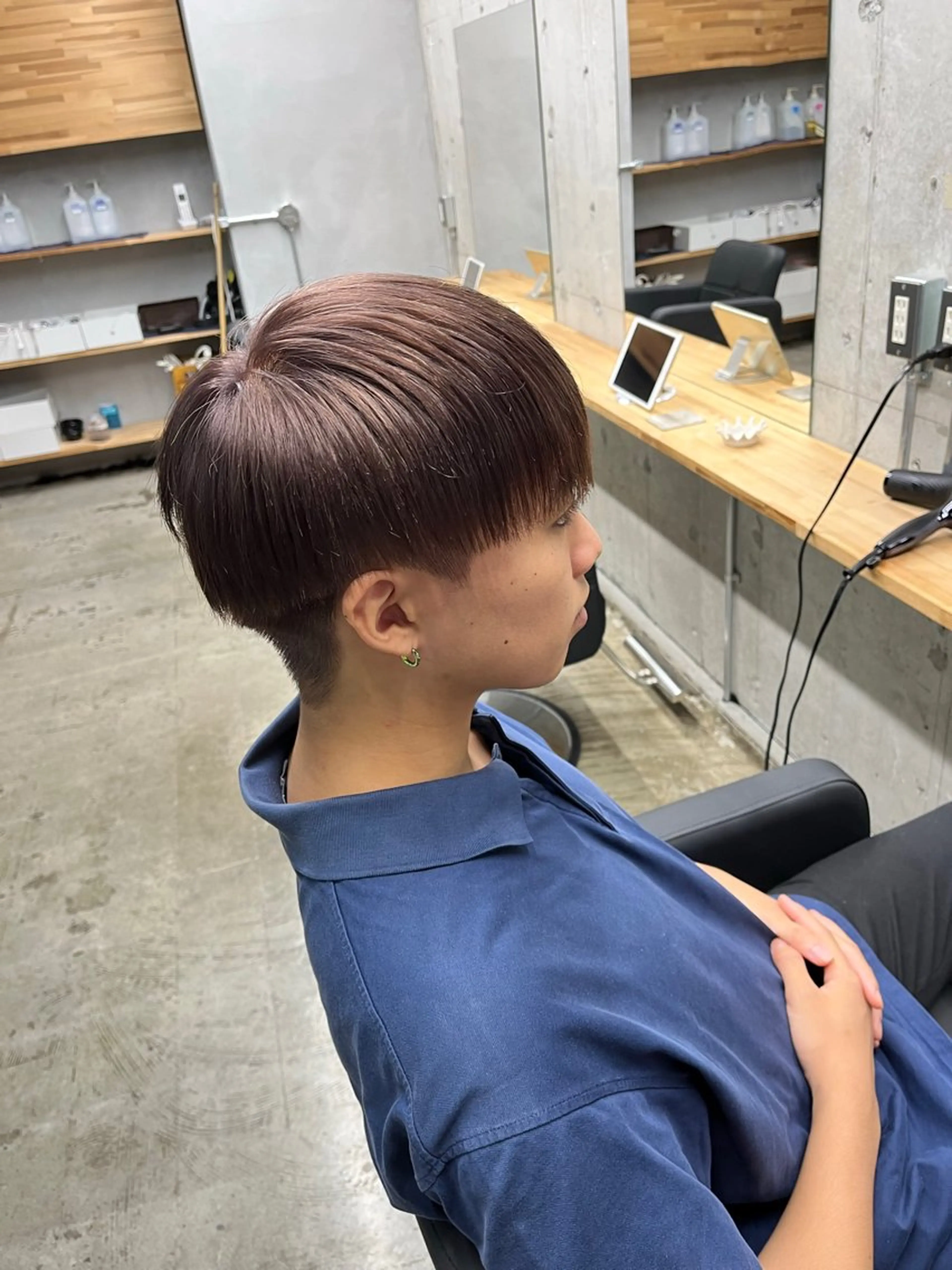 メンズ ヘアカラー トリートメント アキト/ メンズ/透明感暗髪のヘアスタイル