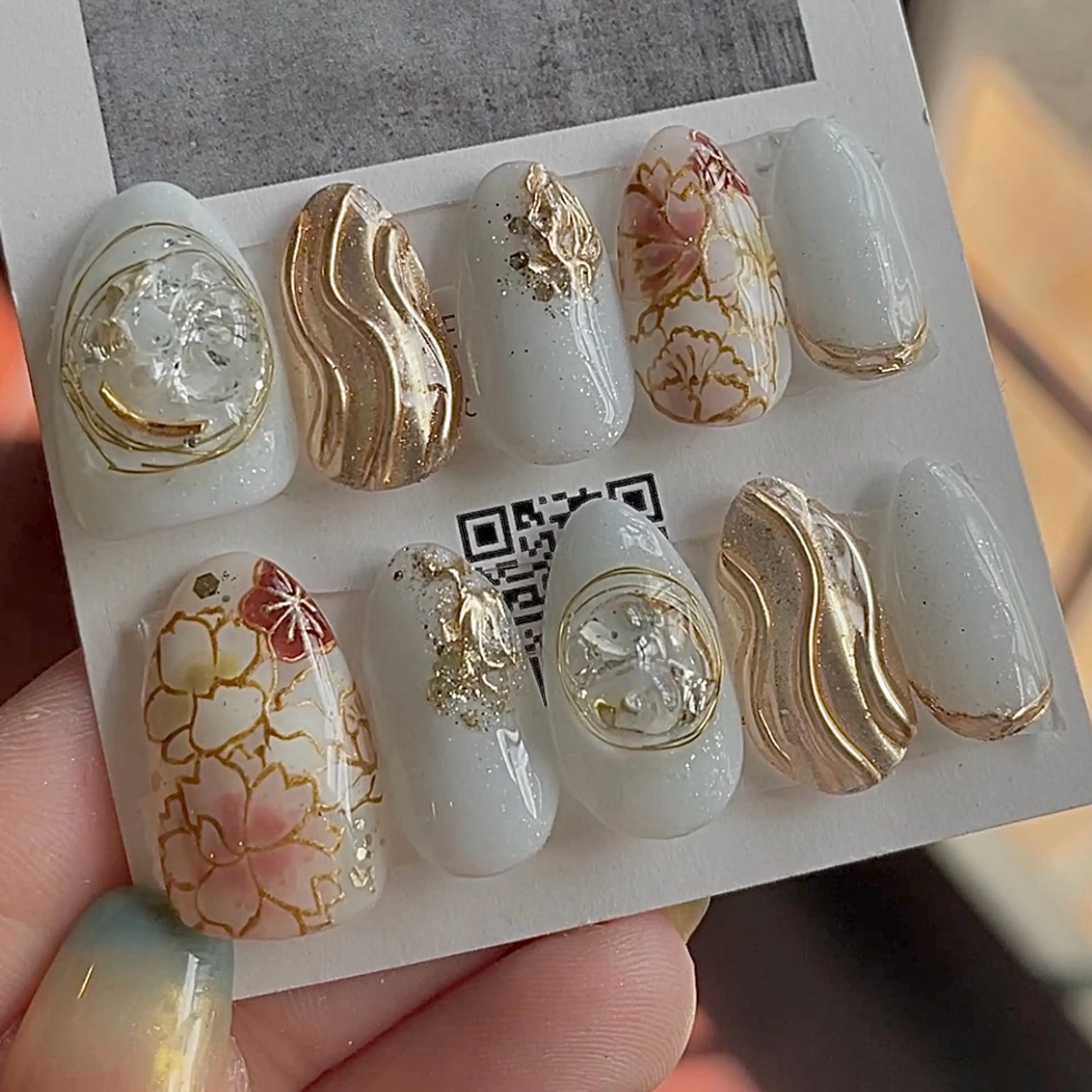 ネイル 成人式 ネイルチップ acs.n所属・ネイル,耳つぼ 風間すみれのその他イメージ