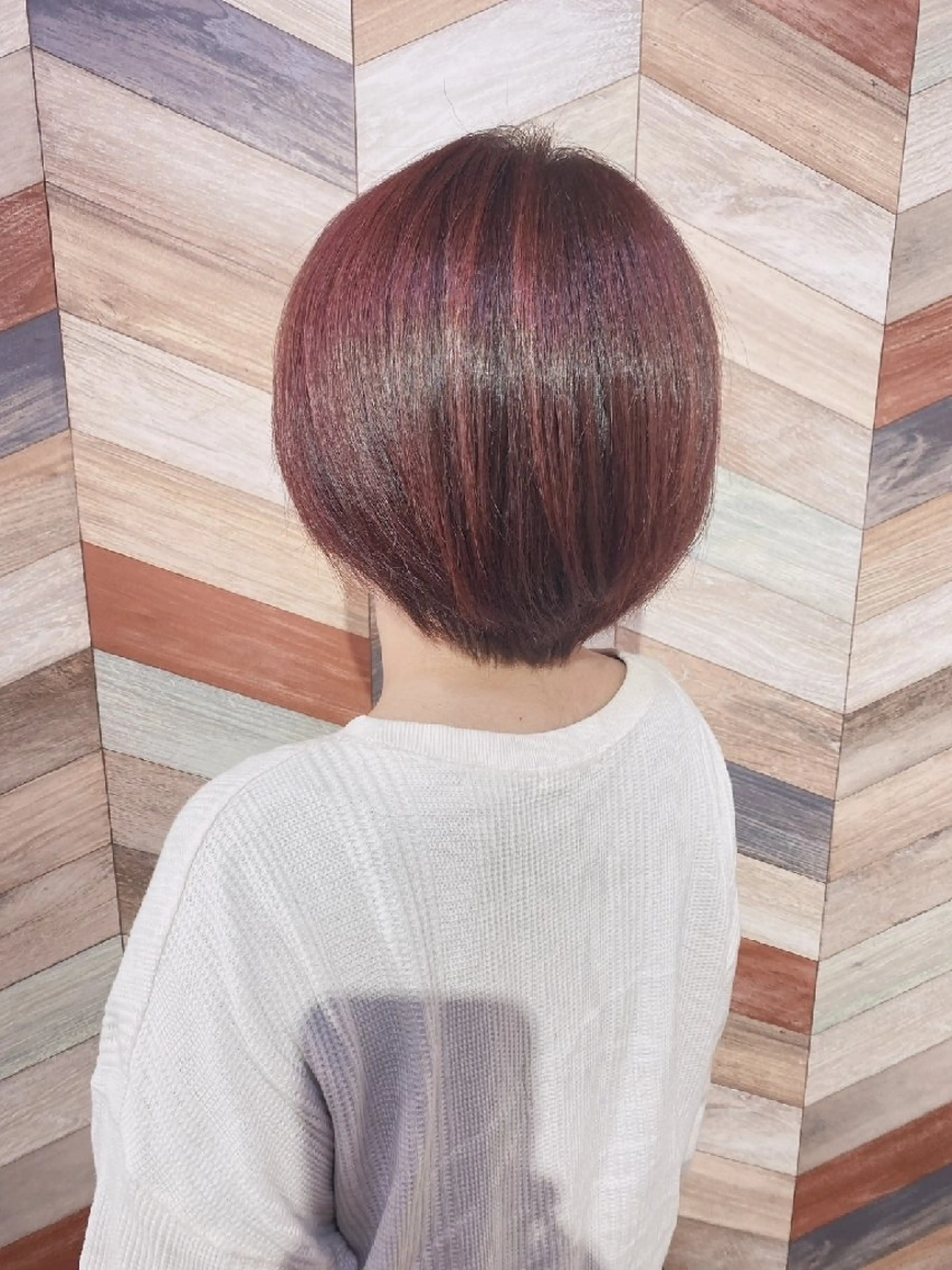 カラー ショート hair trees 溝の口店所属・溝の口カット✂︎モデ ル募集🌼MANIのヘアスタイル