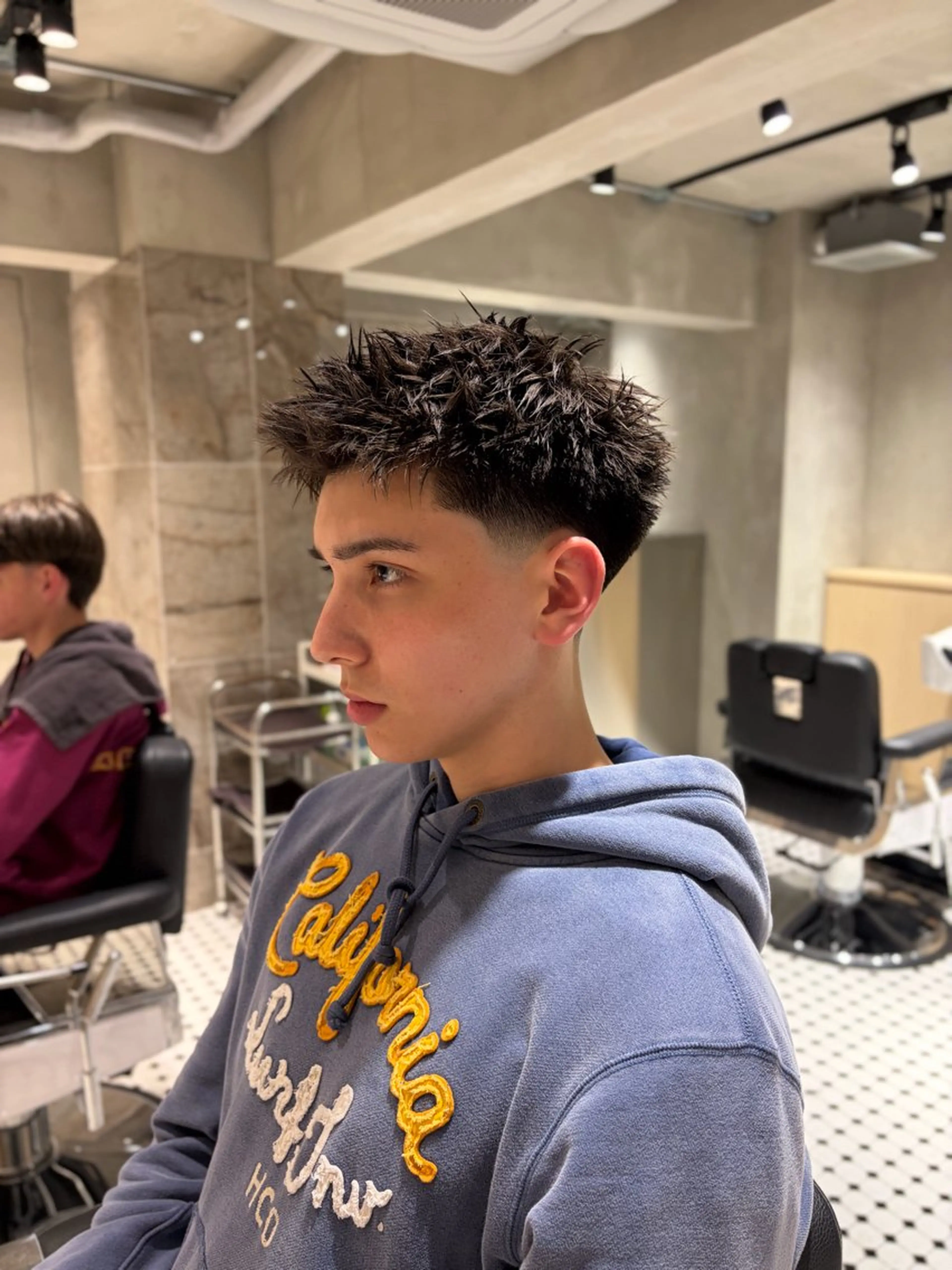 ショート パーマ メンズ カット パーマ エフエム 離れ 明大前(FM) FM離れ 明大前 メンズサロン/フェード【エフエム】所属・💈圧倒的メンズ特化 DAITO💈のヘアスタイル