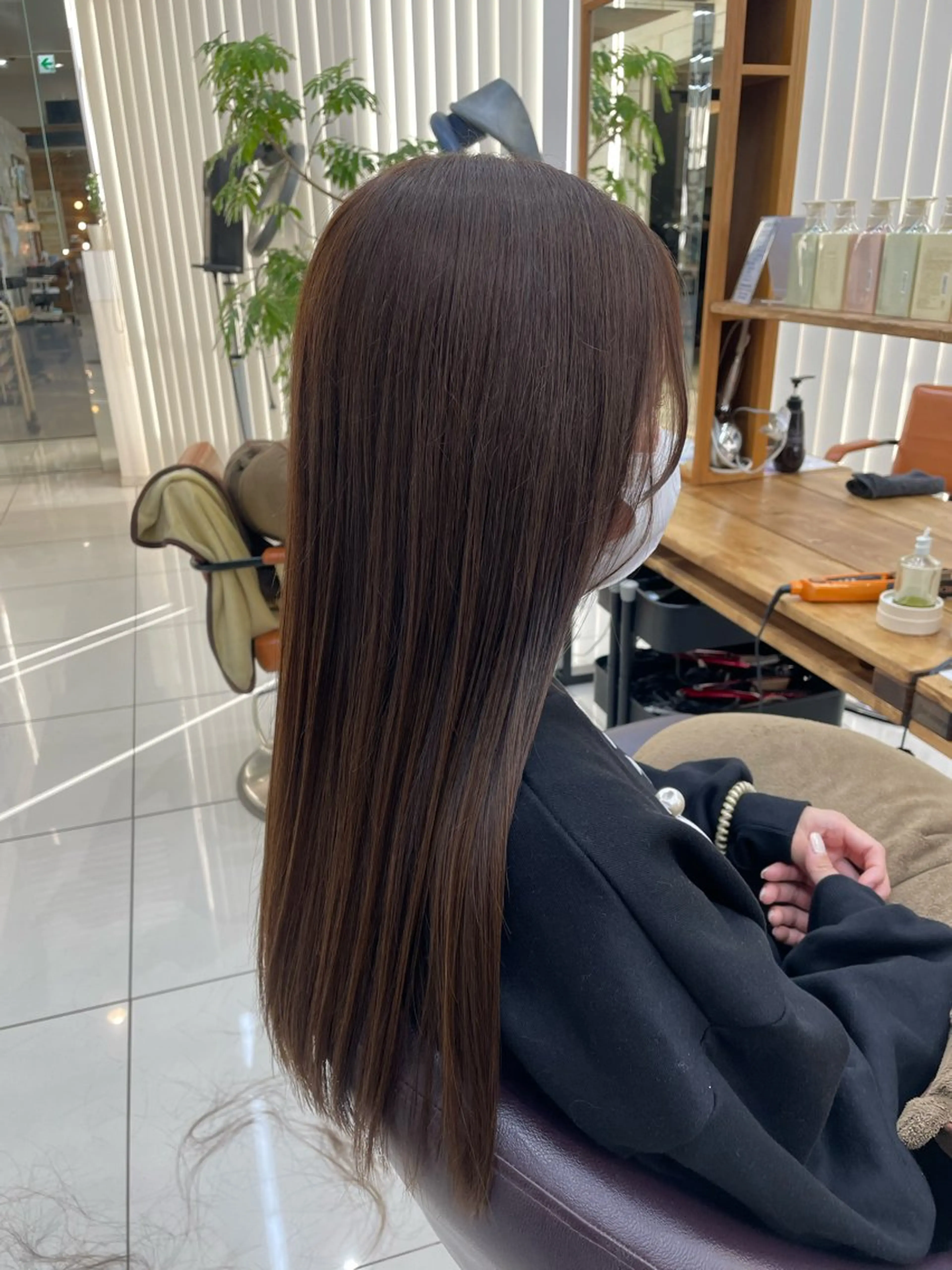 カラー ブラウンカラー 透明感カラー カット ヘアカラー トリートメント なな /カラー/アレンジのヘアスタイル