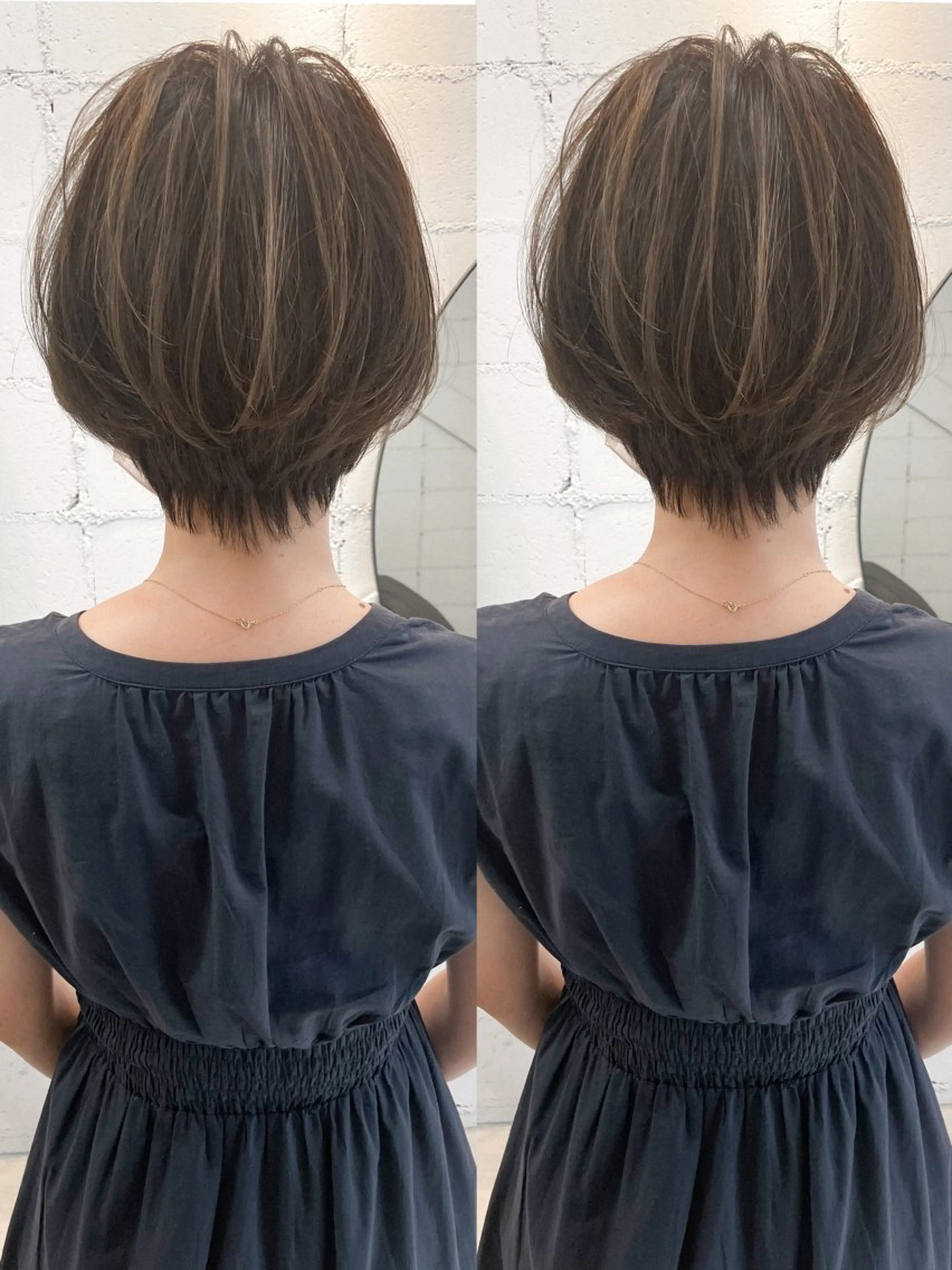 ショート カット ヘアカラー トリートメント mua 鳳のヘアスタイル