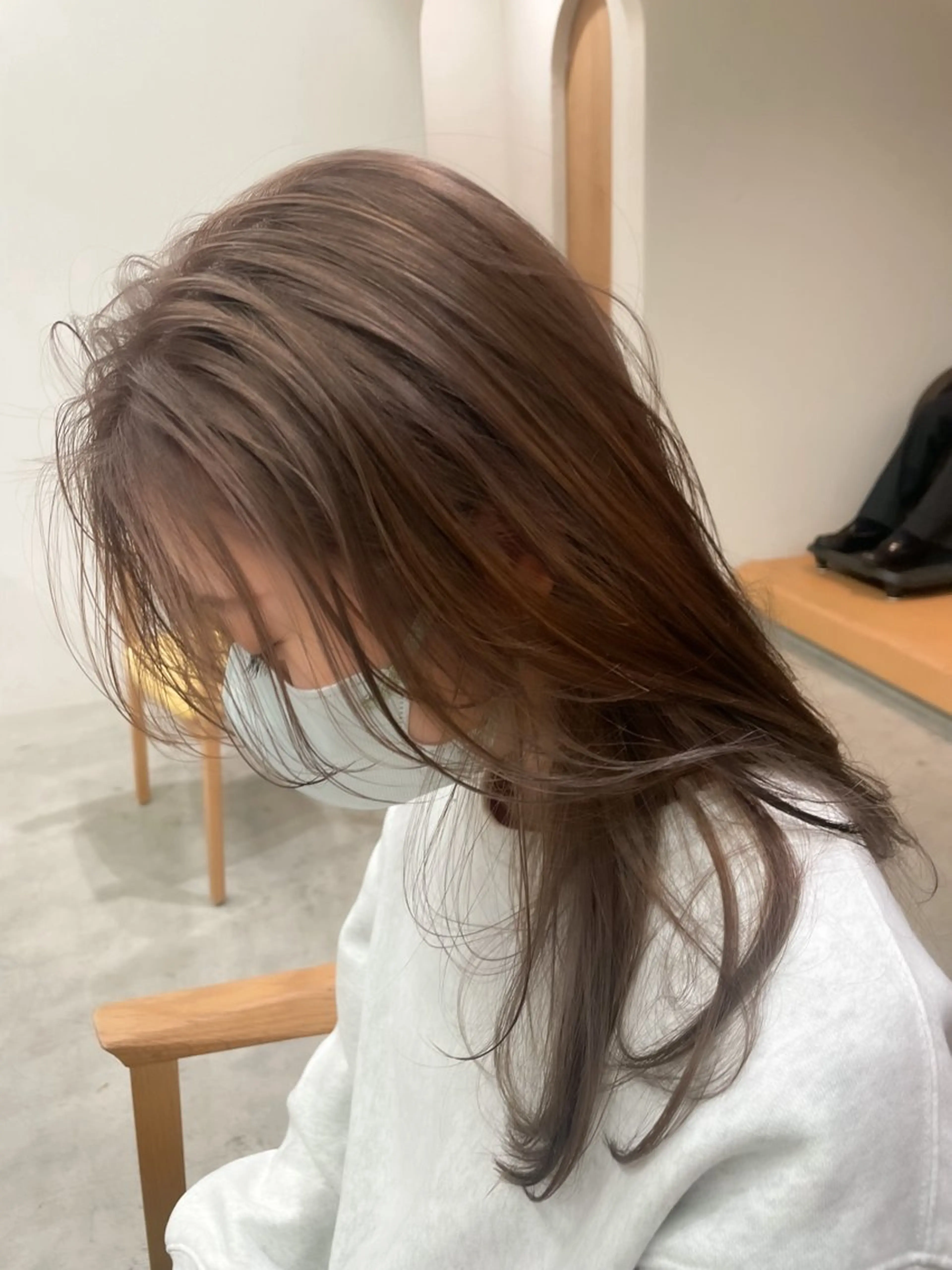 ミディアム カラー ヘアアレンジ ミニボブ/ブリーチ 🌈MISATOのヘアスタイル