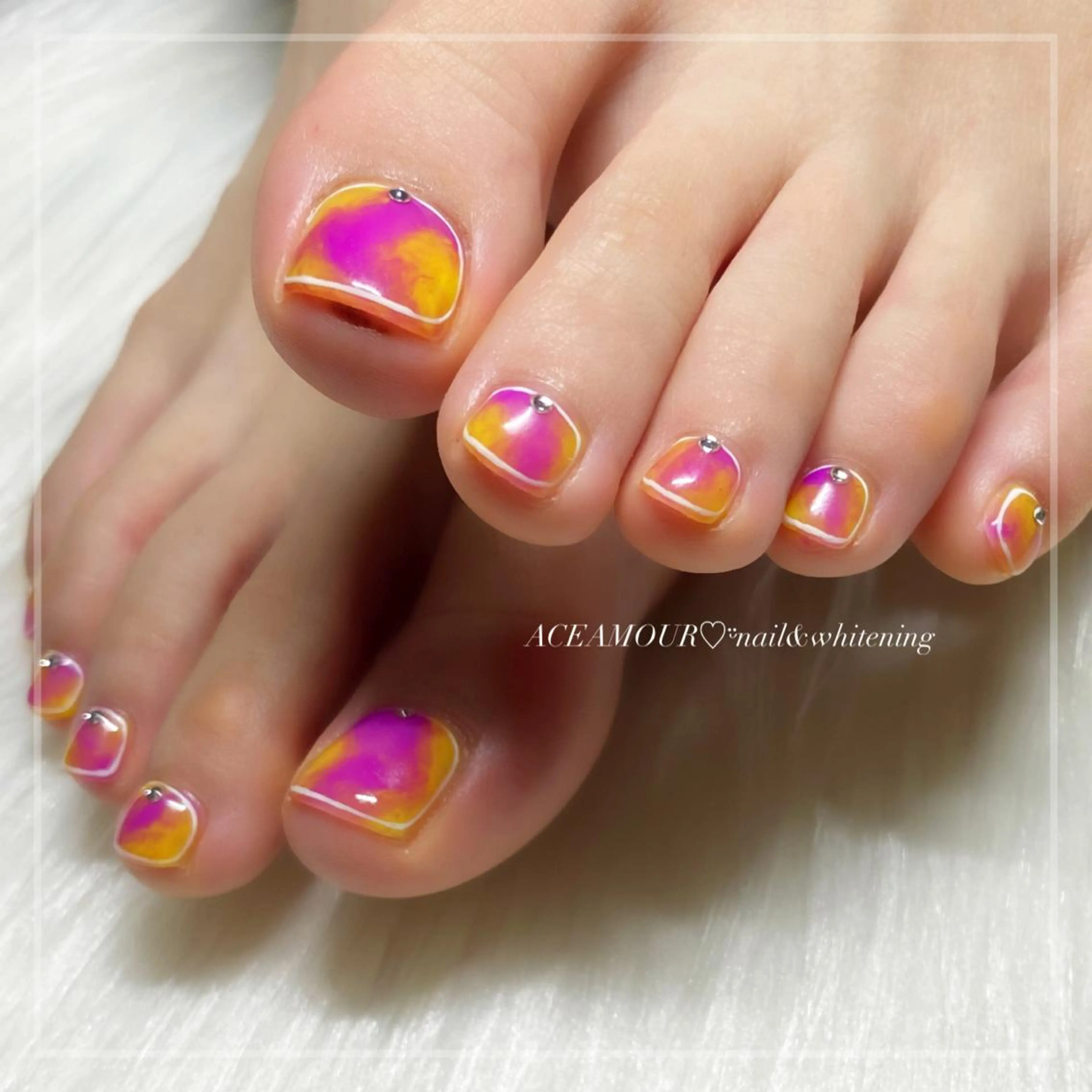 ネイル ネイル/耳つぼ /新ホワイトニングのネイルデザイン