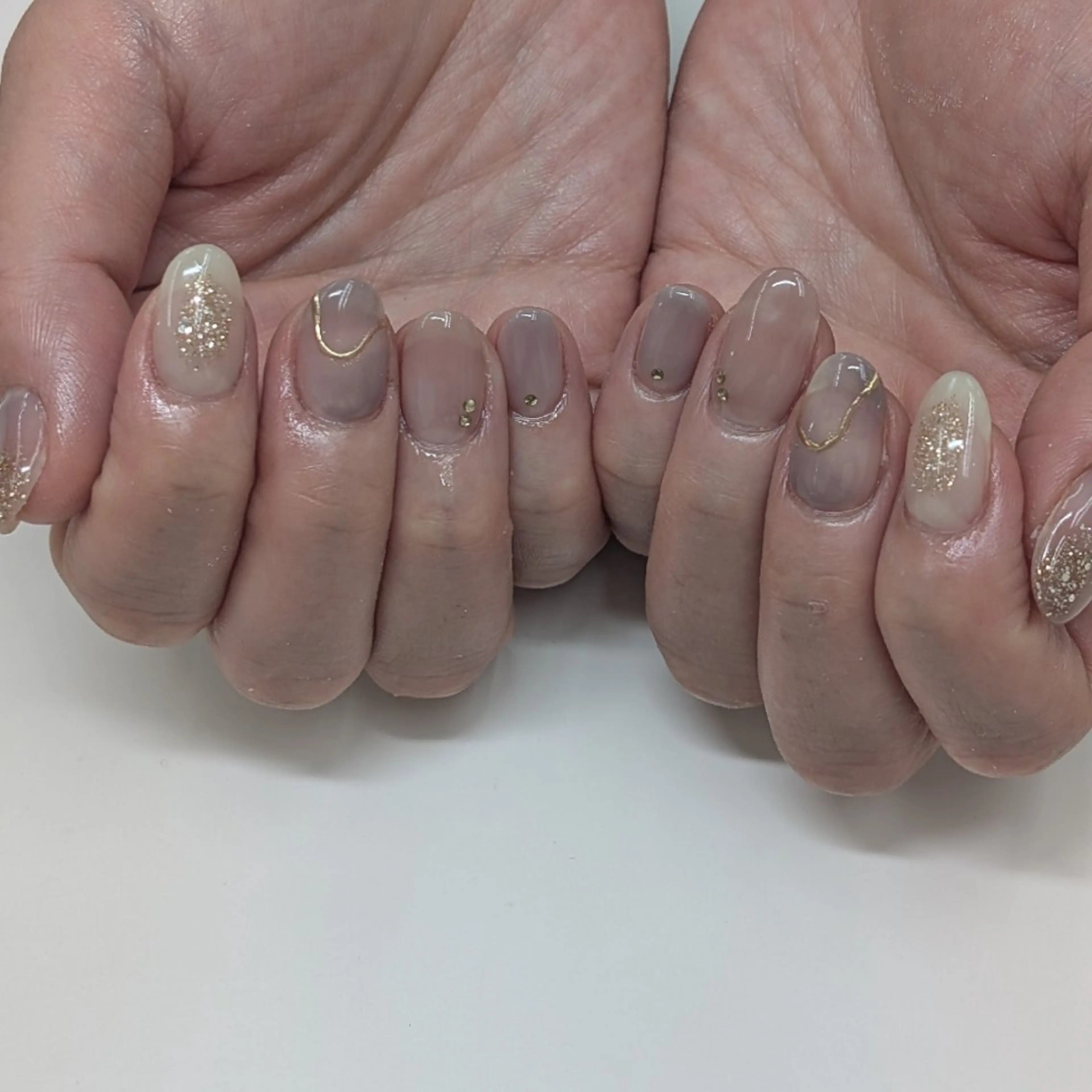 ネイル ニュアンスネイル ハンドネイル ネイルサロン Amie　〜アミ〜所属・ᑎᗩIᒪ｜ᗰIᗰI｜ _५✍️Satou.のネイルデザイン