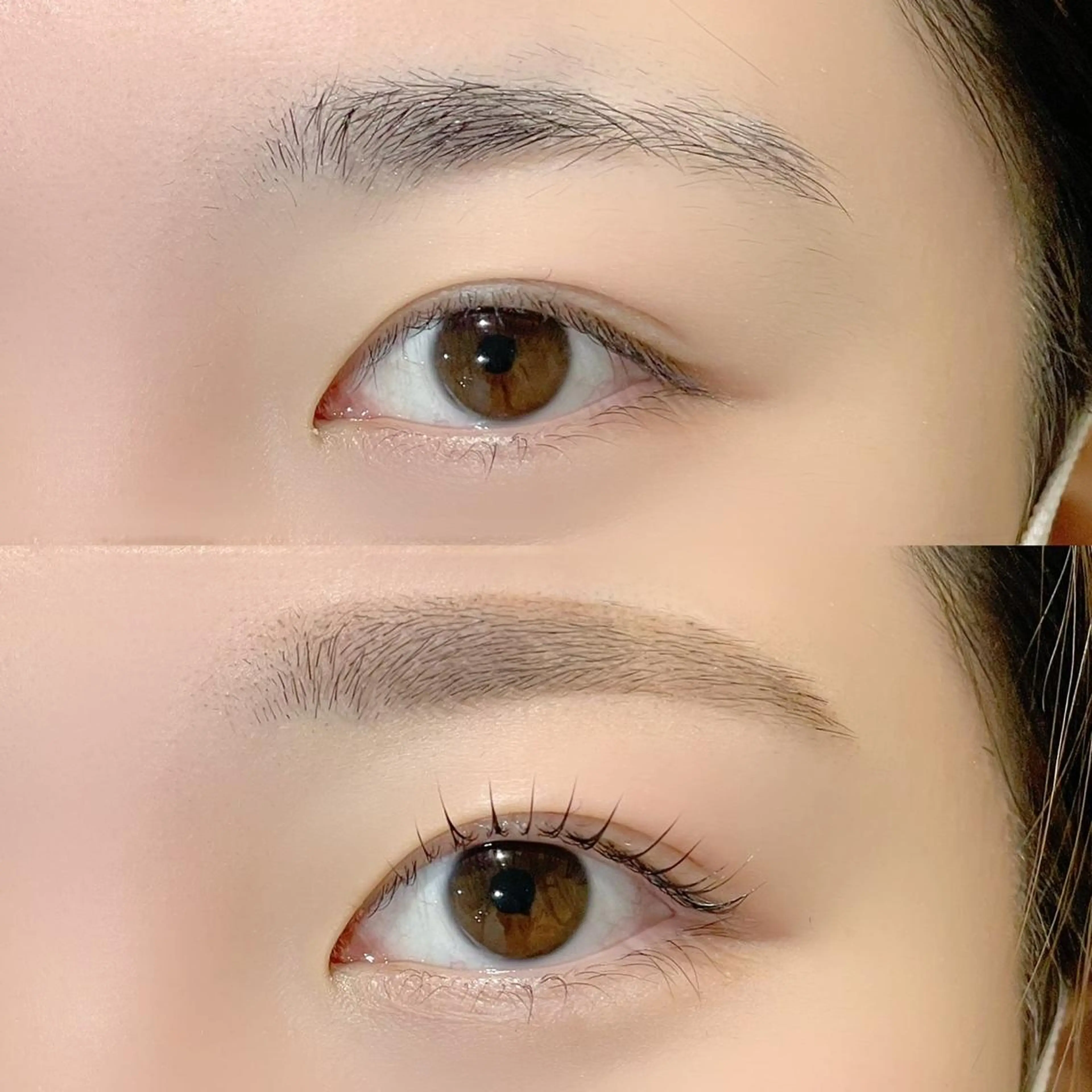 アイブロウ 白髪ぼかしモデル募集 今村理央奈のヘアスタイル