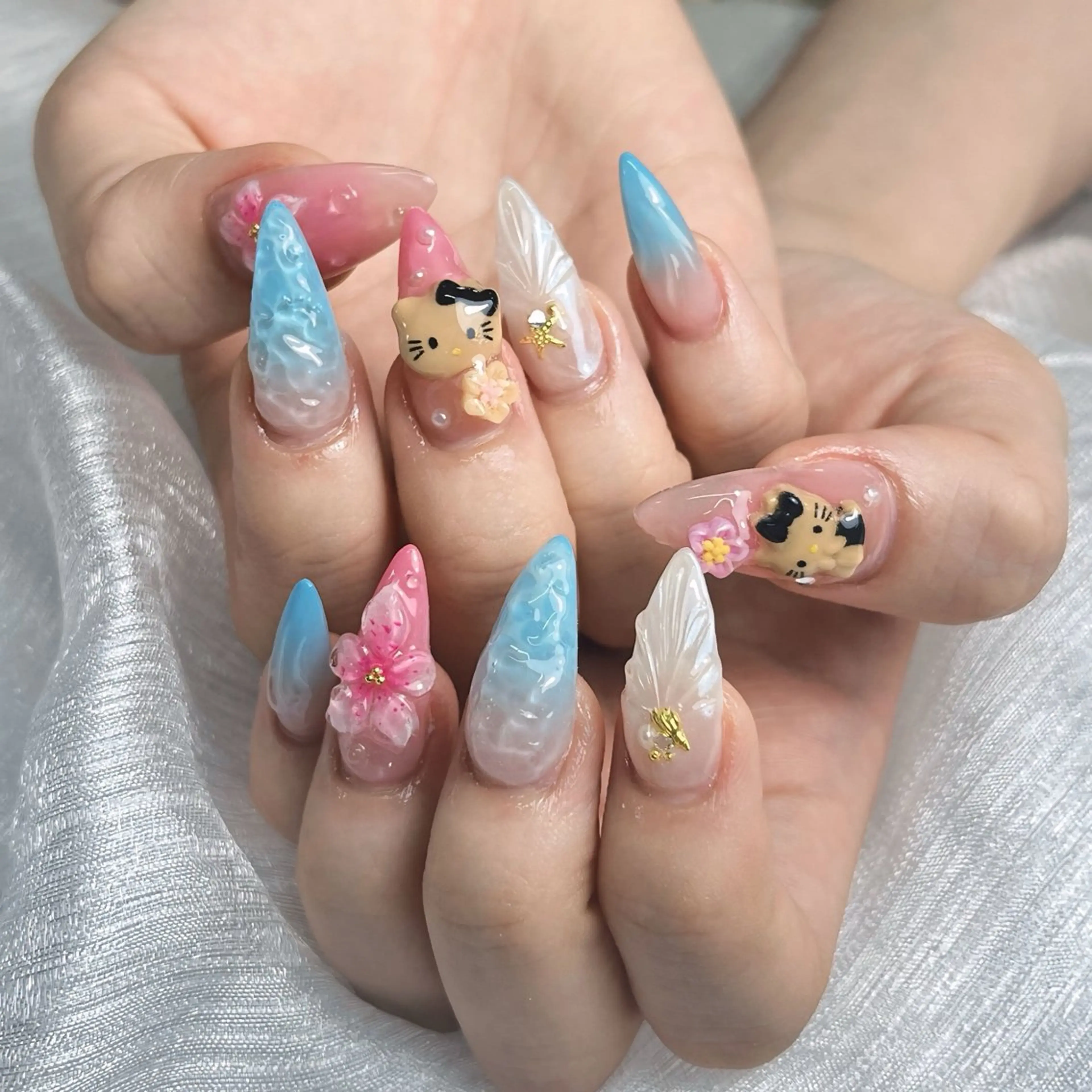 ネイル ハンドネイル ハンドケア Panda chan Novaのネイルデザイン