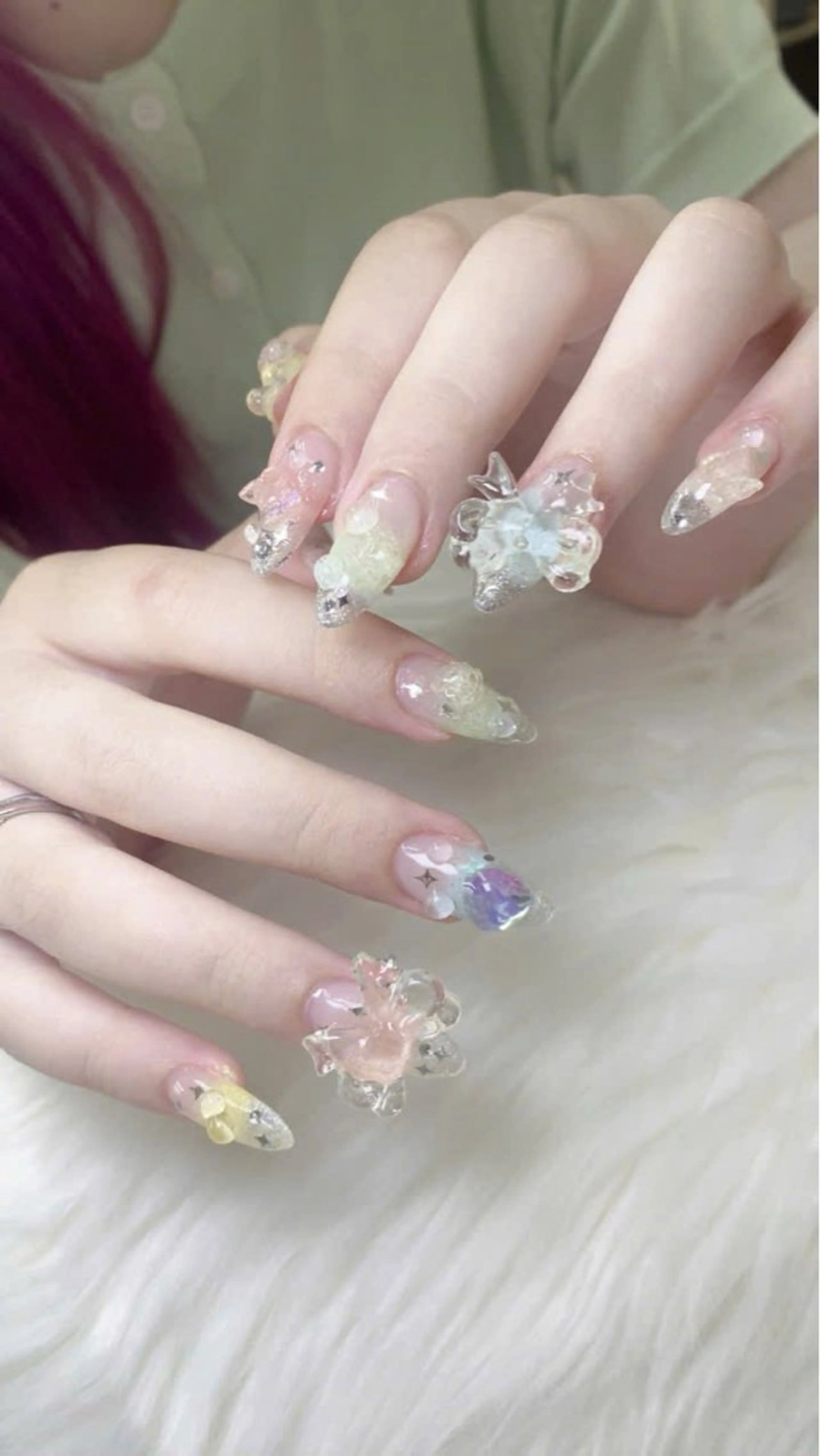 ネイル ハンドネイル ハンドケア Hara Nail 【パラジェル使用】のネイルデザイン