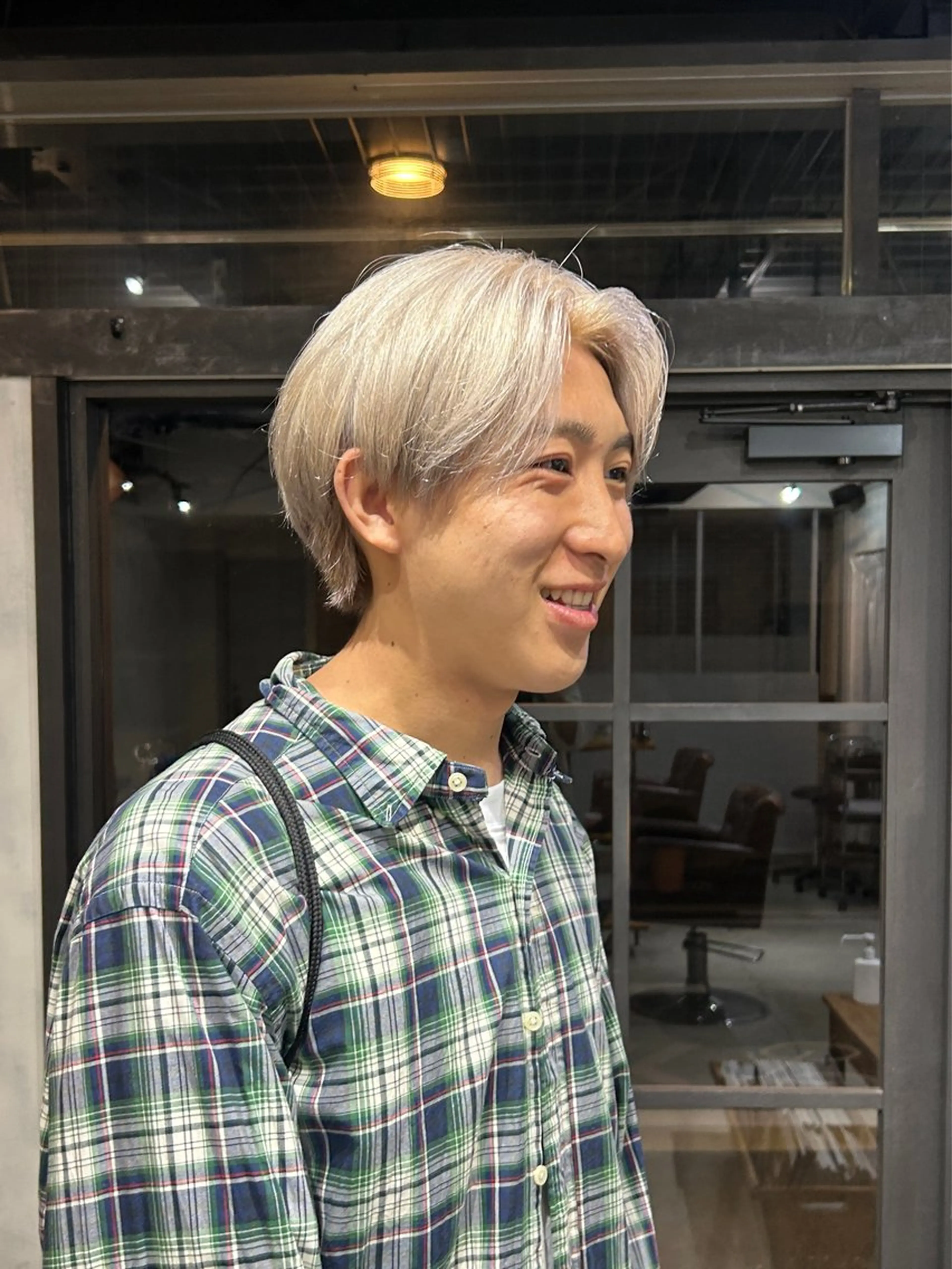 ショート カラー ブリーチ ヘアカラー トリートメント 京都/カラー/松野 翔のヘアスタイル