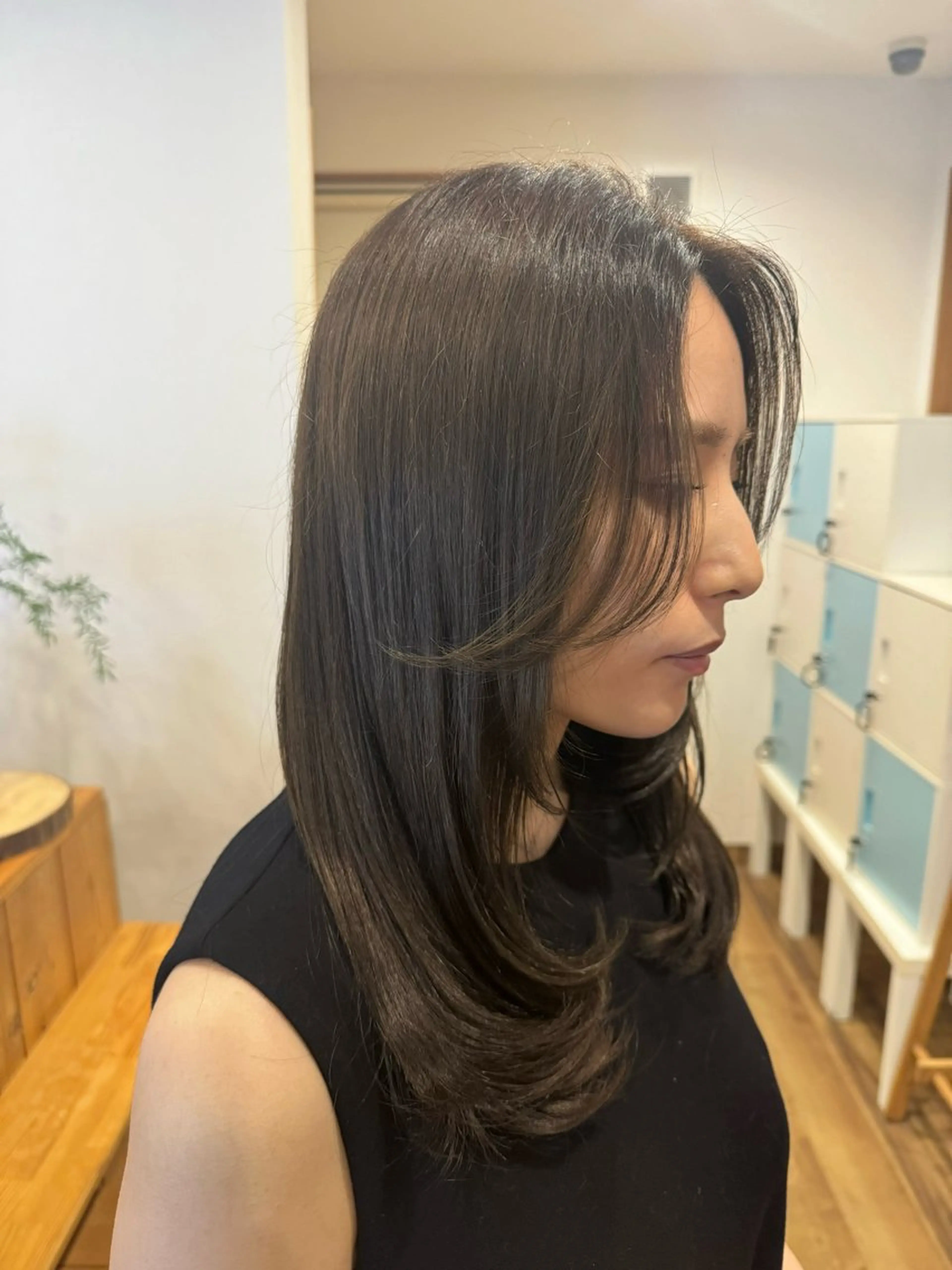 ミディアム カット ヘアカラー Claire 【クレール】所属・富山駅徒歩8分/ 透明感カラーみきやのヘアスタイル