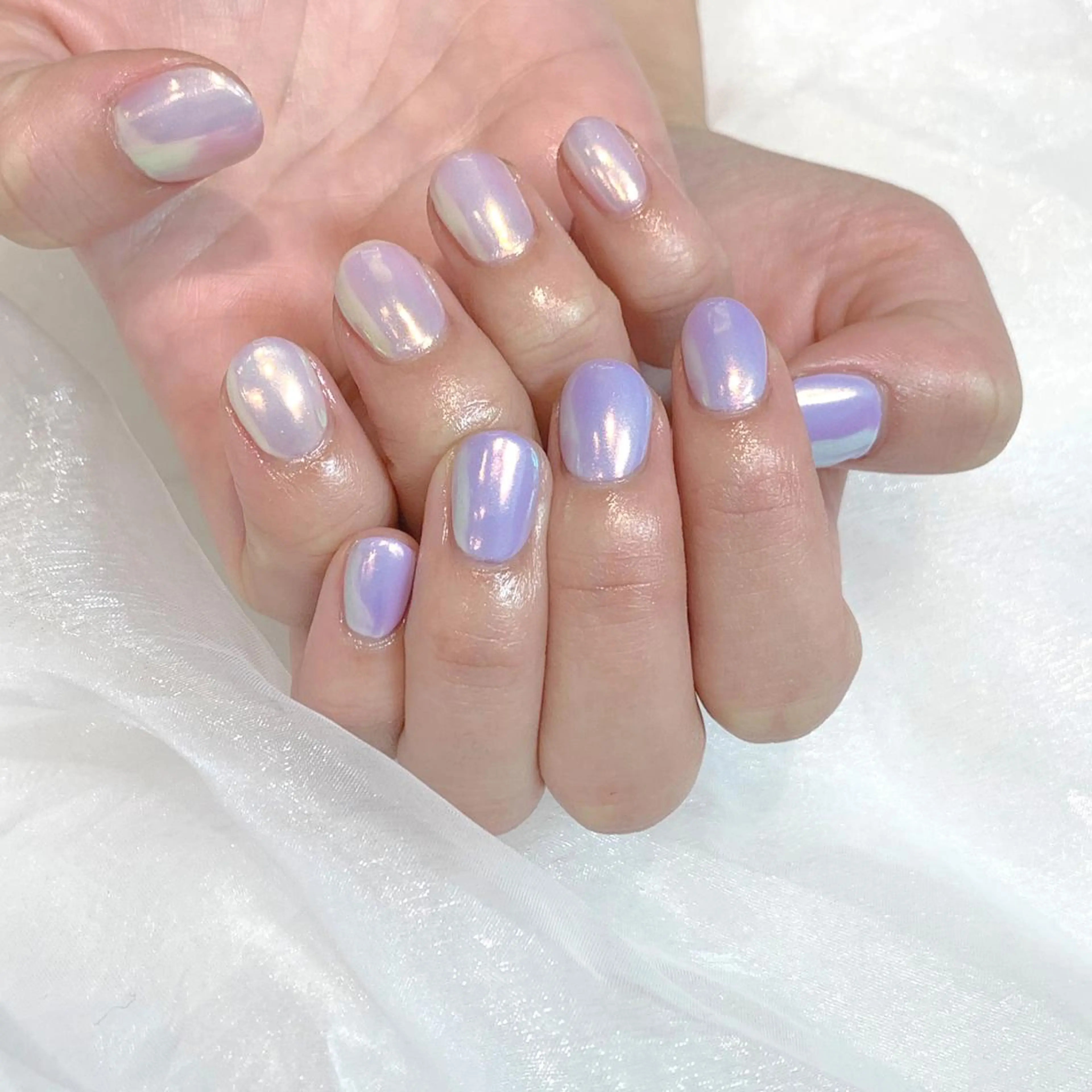 ネイル 氷ネイル・うるうるネイル Kanon 🤍のネイルデザイン