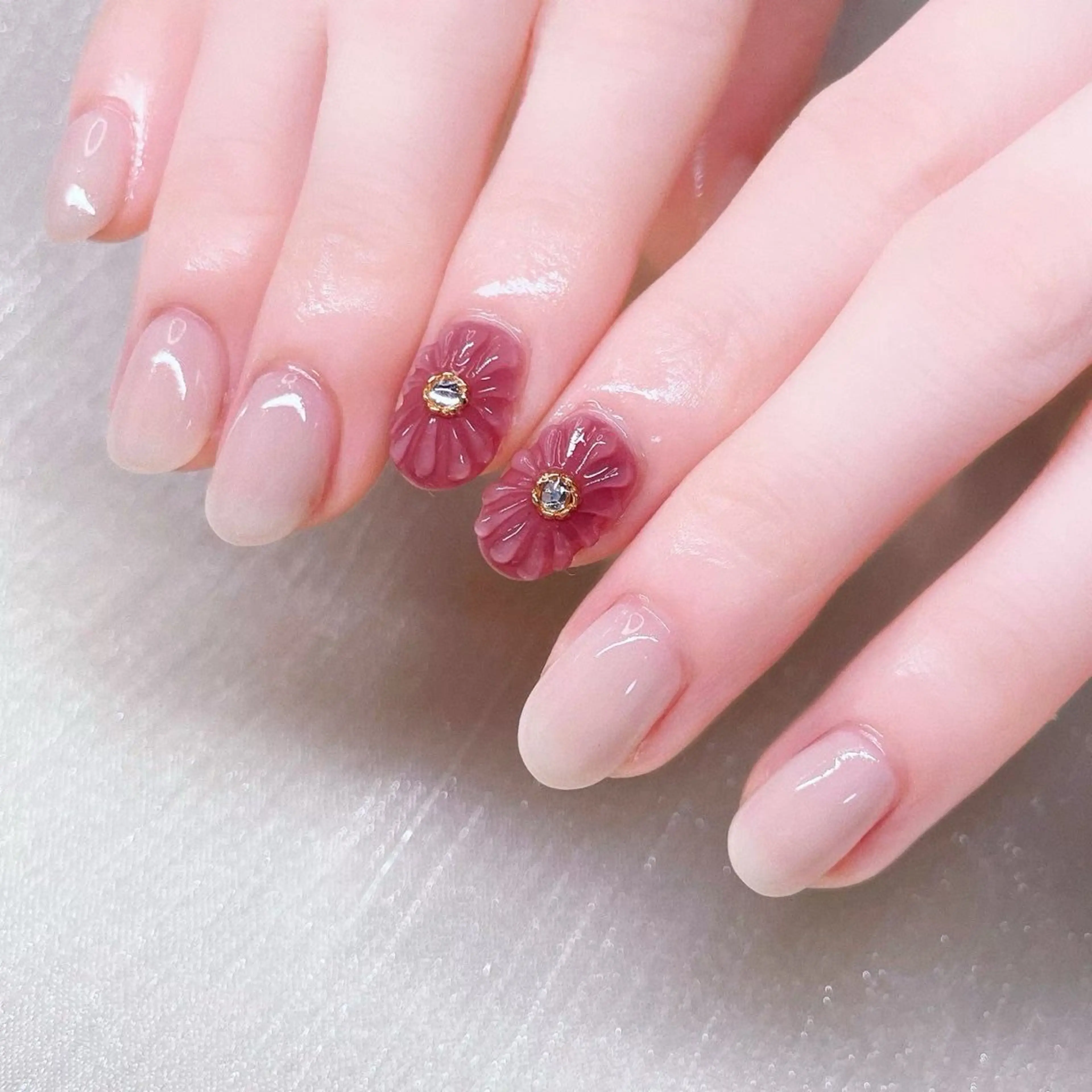 ネイル ストーンネイル ハンドネイル Nailist SUZU所属・Nailist suzuのネイルデザイン