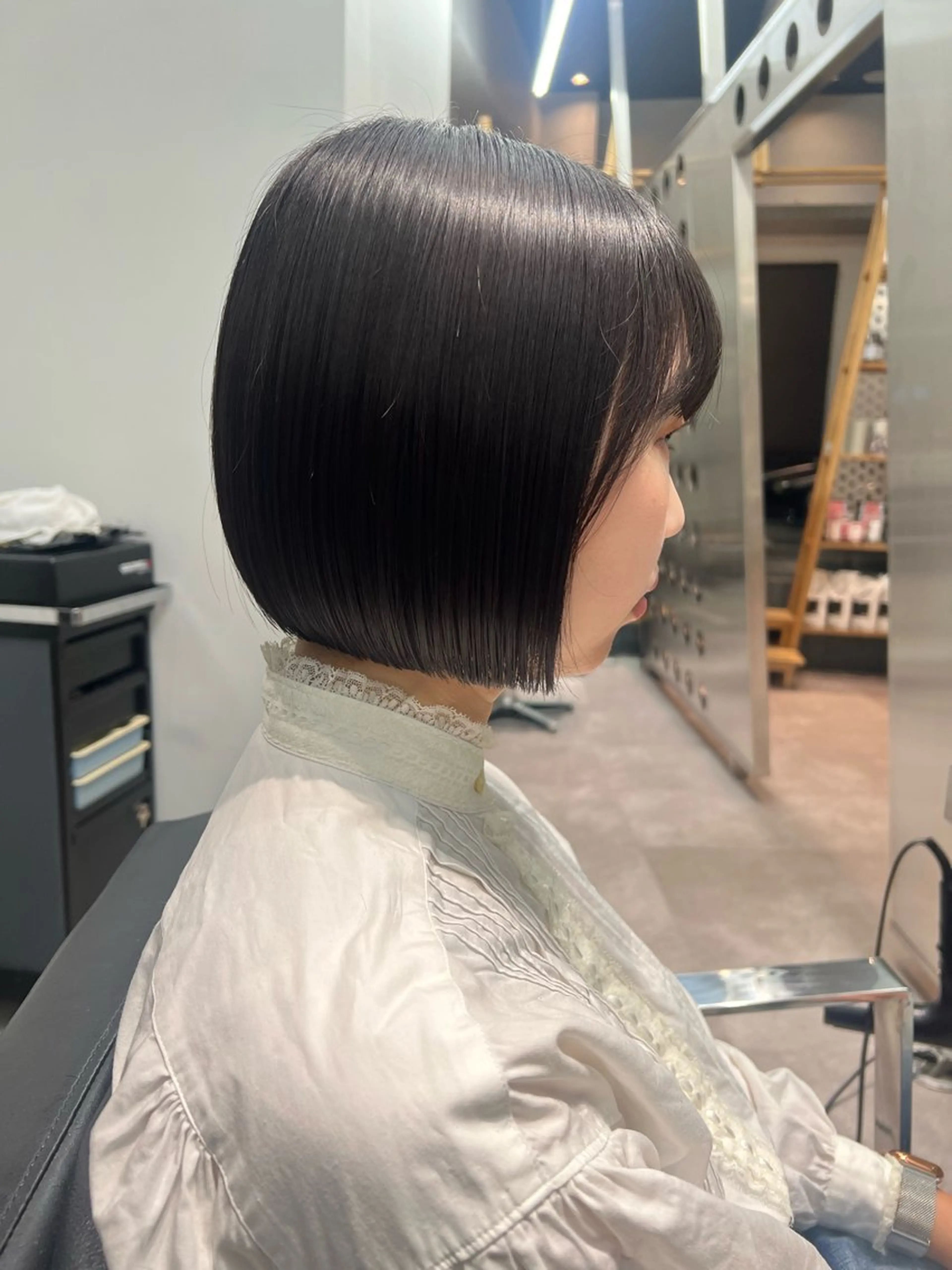 ショート ボブ カット トリートメント 堀江 /木下椋麻のヘアスタイル