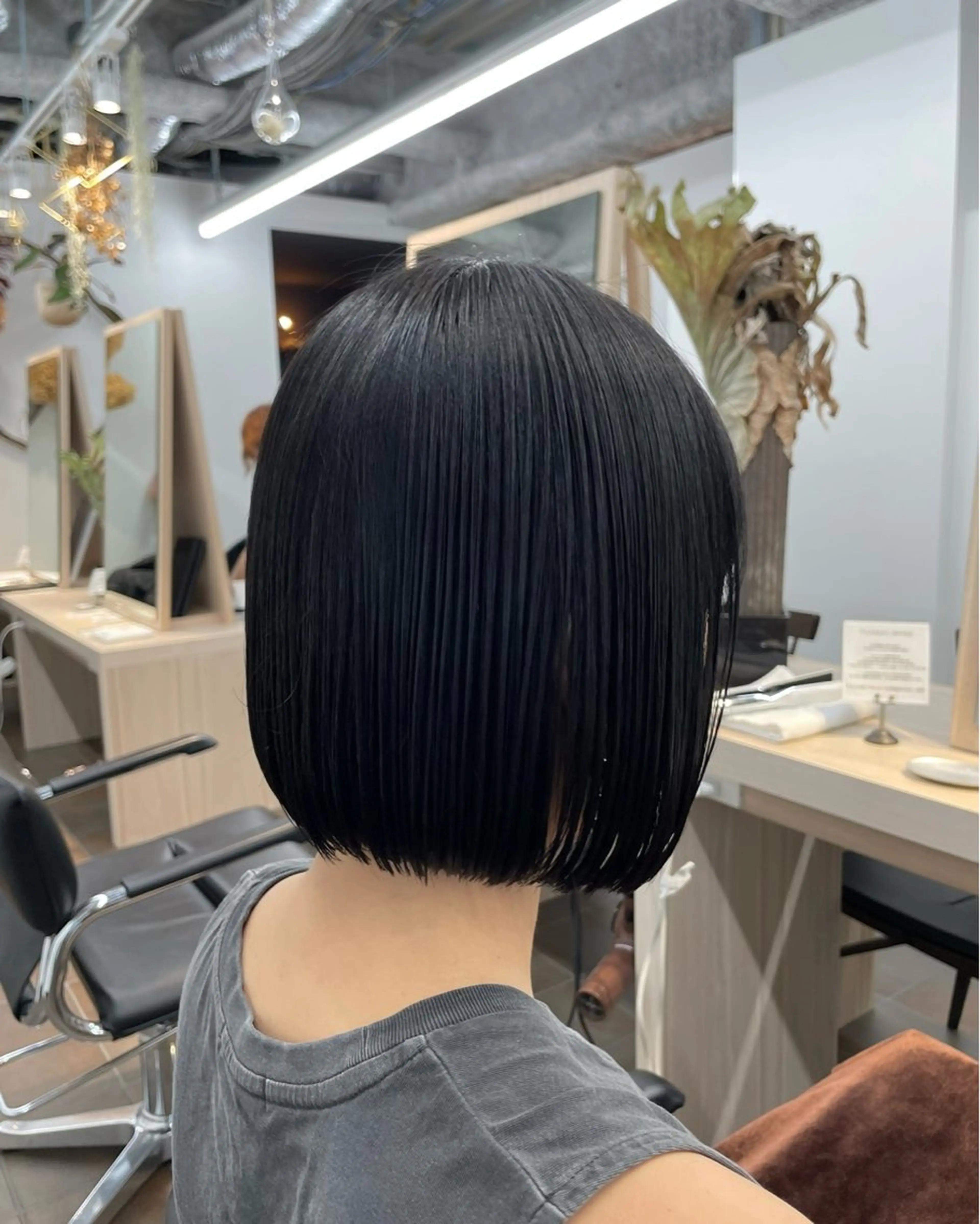 ショート 切りっぱなしボブ ボブ カット トリートメント ショート/ボブ/ パーマ/井上のヘアスタイル