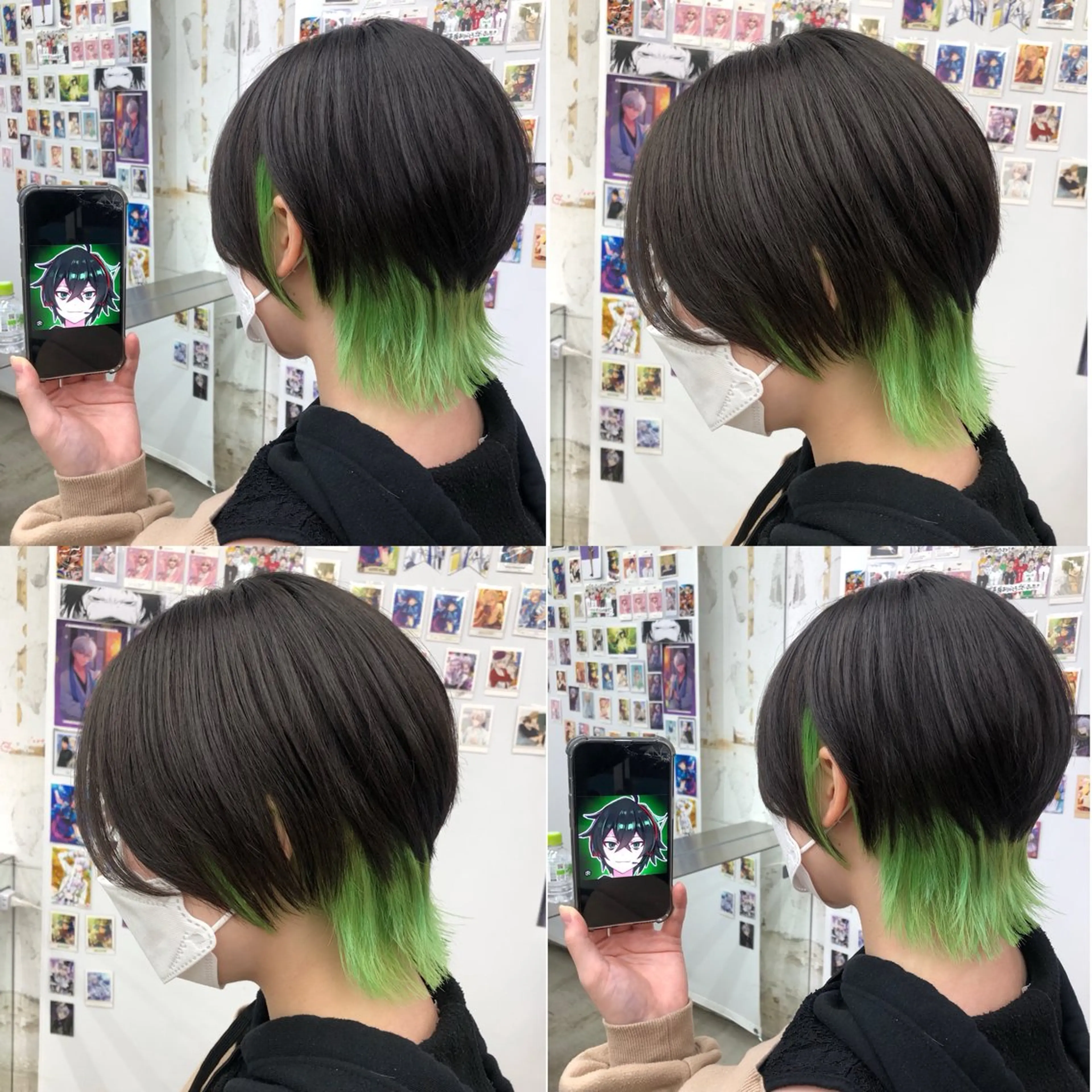 ショート カラー 推しカラー✨ オタク美容師ユウカのヘアスタイル