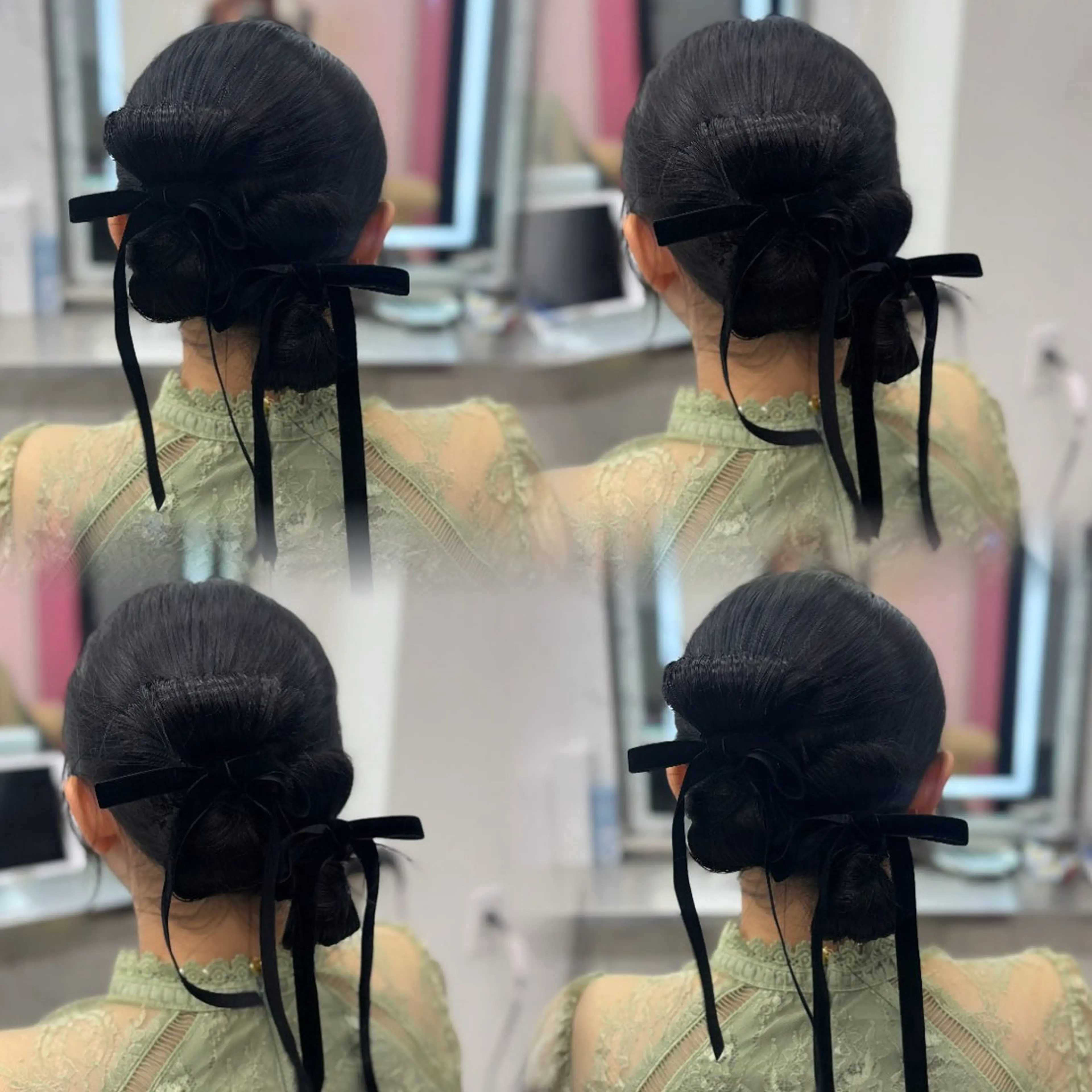 ロング ヘアアレンジ ヨシンモリ 韓国風ヘア ヘアセット JPCY MIRIYAのヘアスタイル