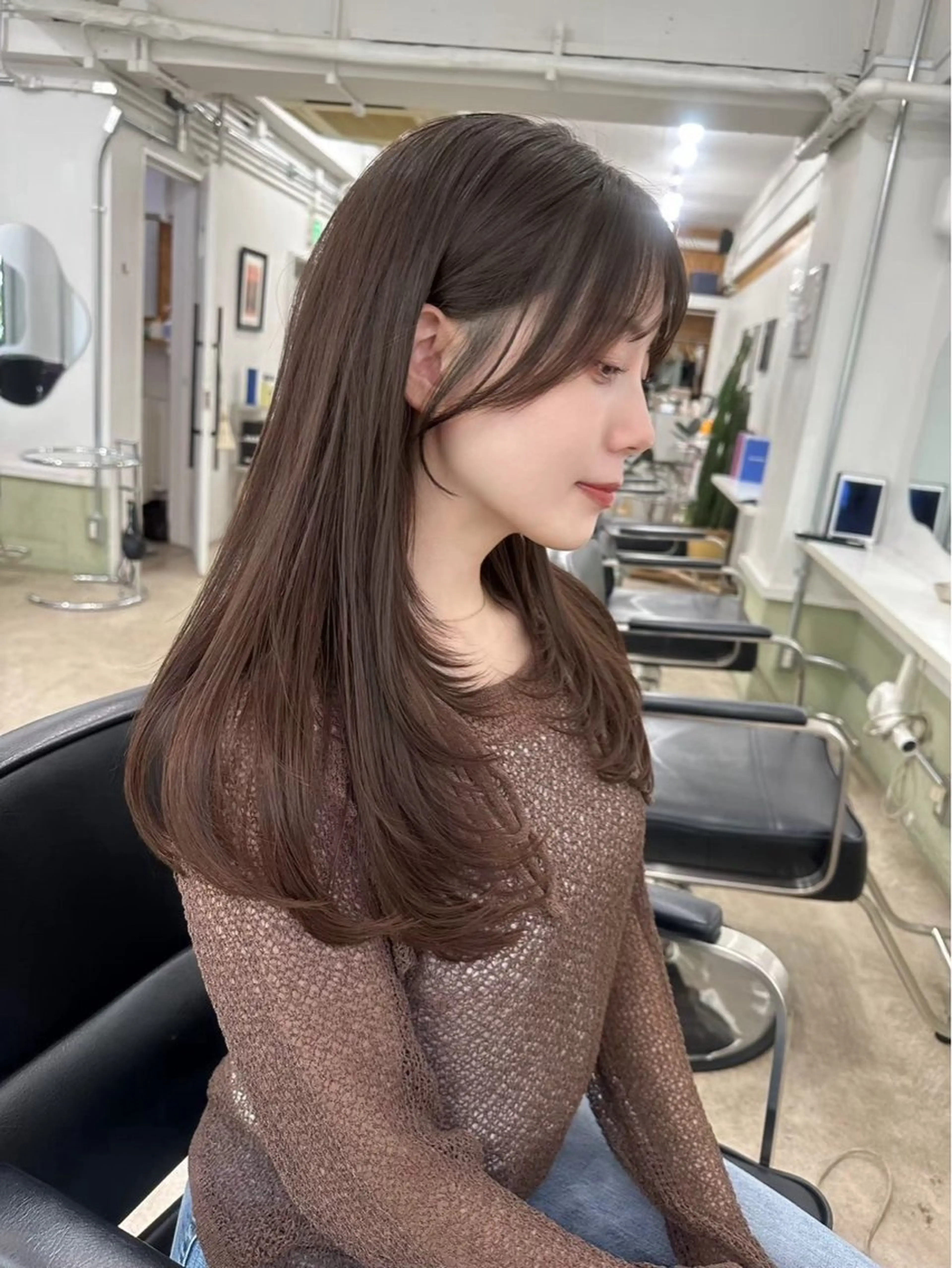 ロング 松谷 瑞姫のヘアスタイル