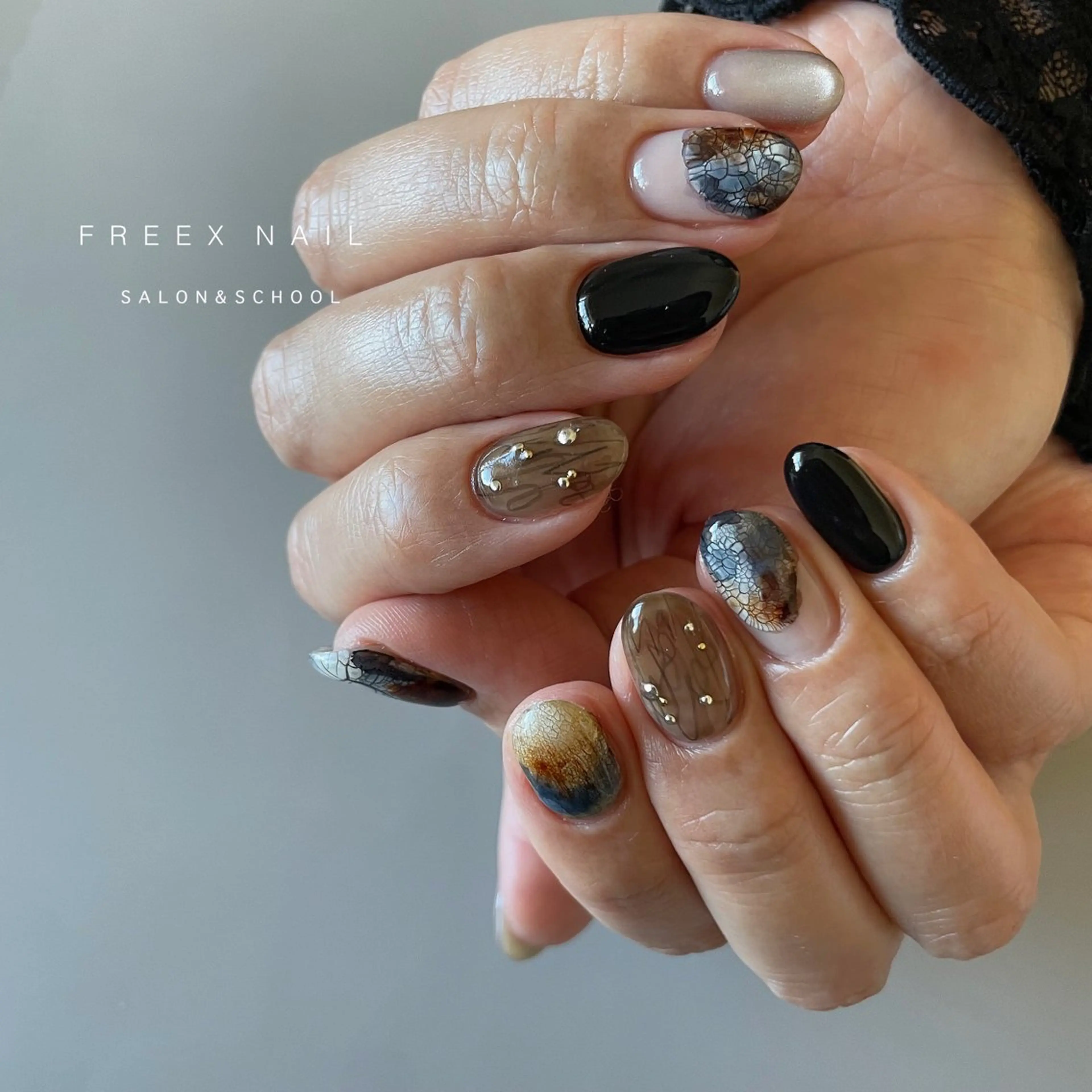 ネイル ハンドネイル ハンドケア Freex nail所属・freex nail /ニュアンス/個性派のネイルデザイン