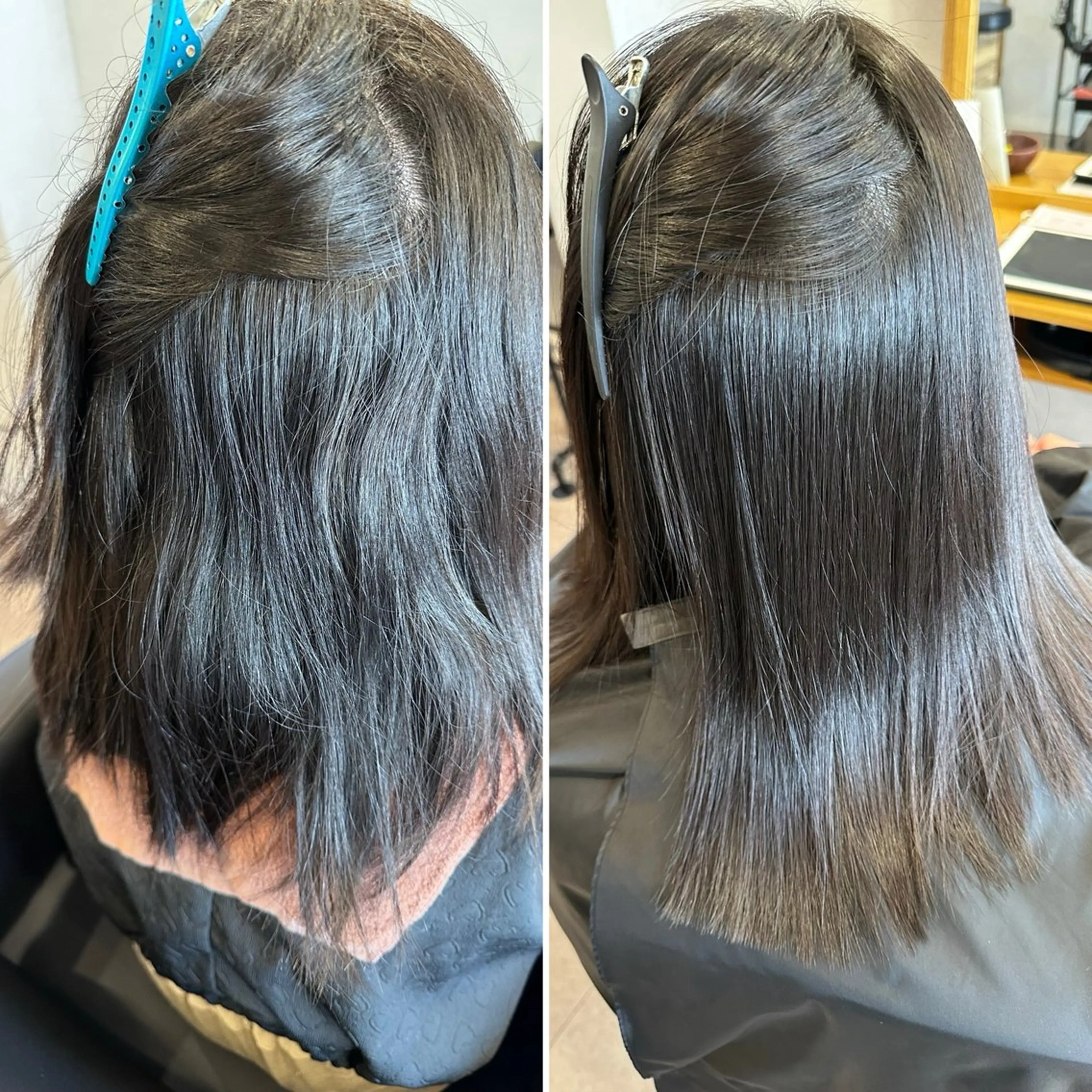 セミロング 髪質改善 縮毛矯正 カット 縮毛矯正 トリートメント affect 上大岡所属・《髪質改善・縮毛矯正 /ブリーチ》坂本爽のヘアスタイル