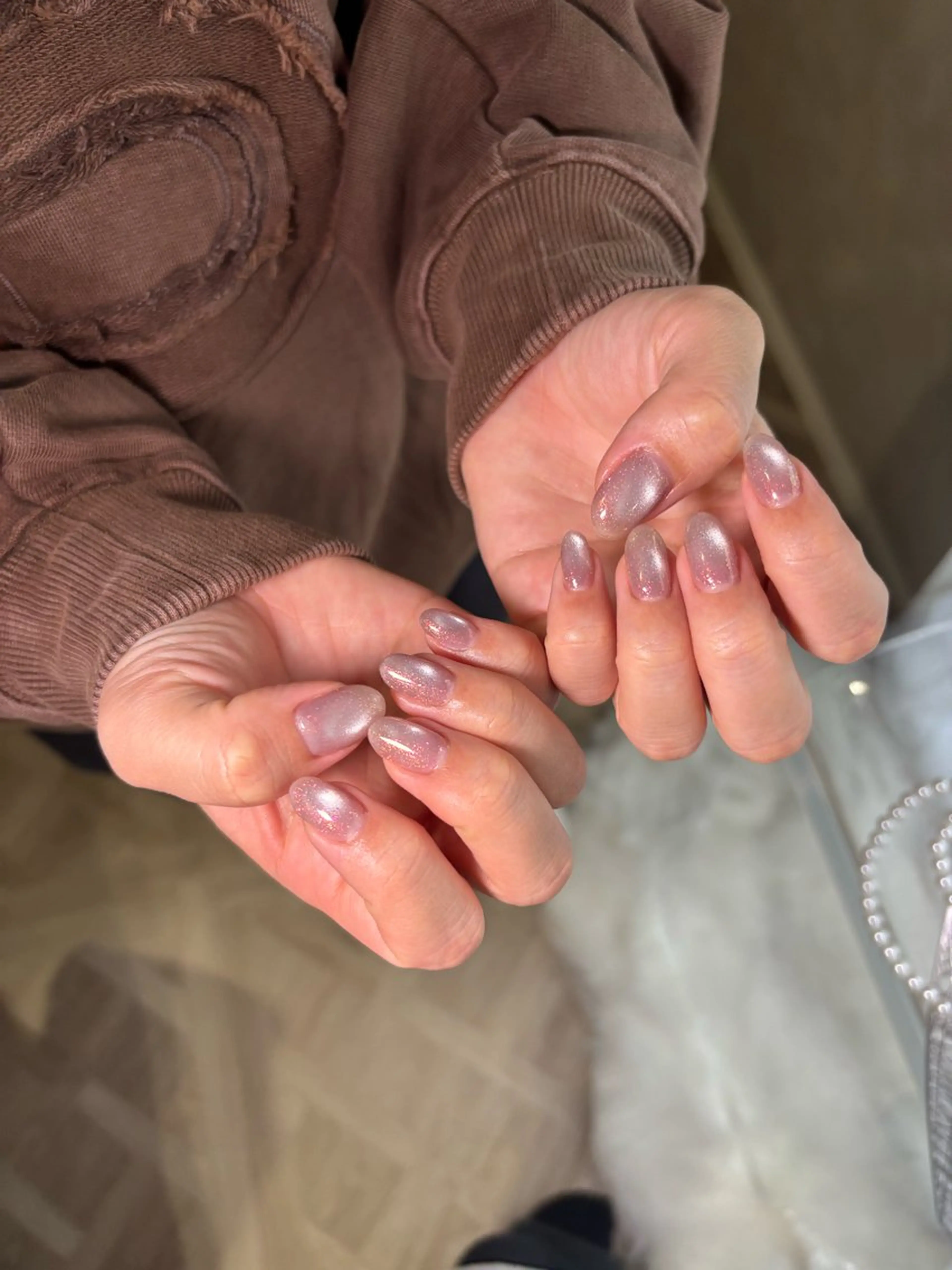 ネイル ビー玉ネイル ハンドネイル .8 HAREのネイルデザイン