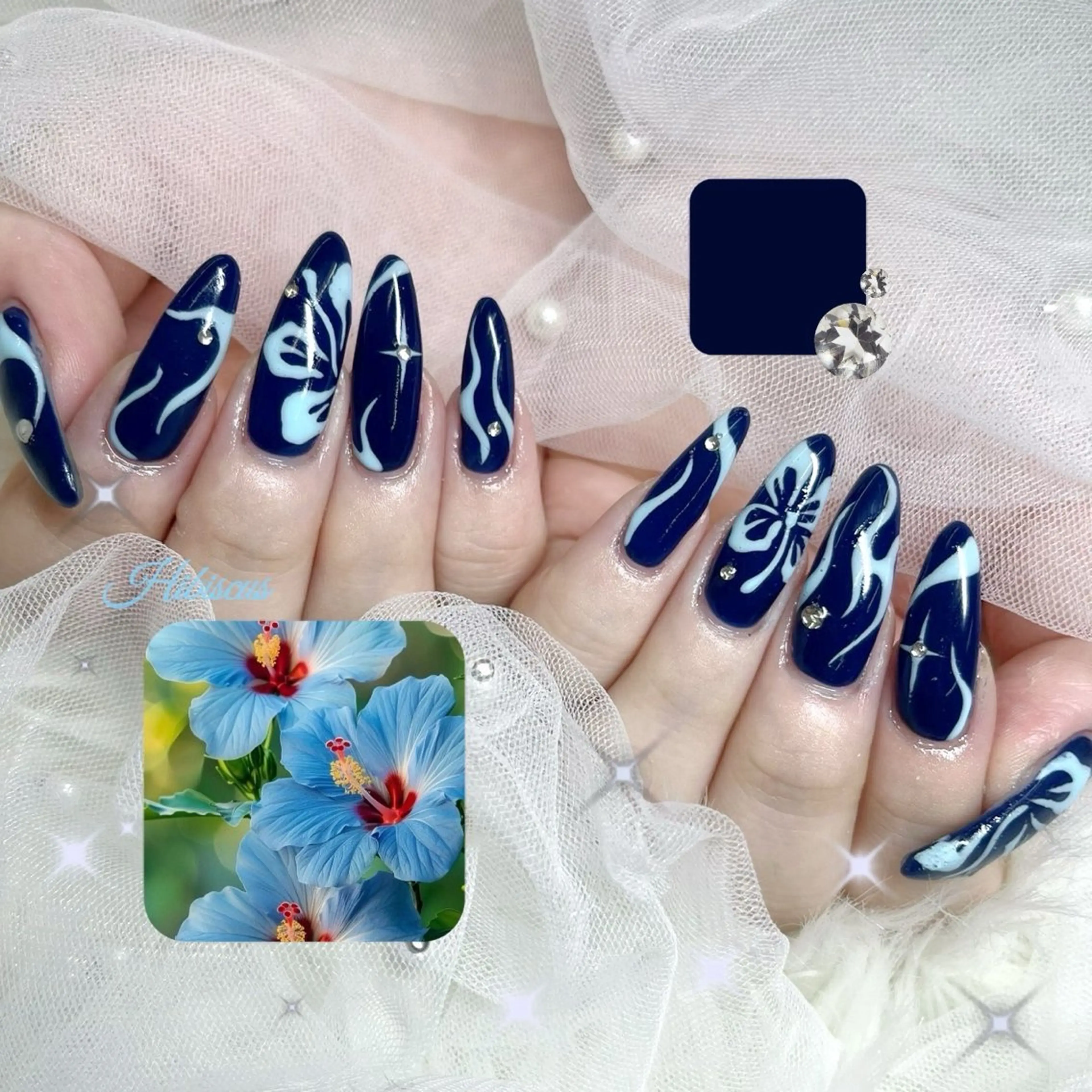 ネイル Nail Salon  Soleil所属・SOLEIL☀️｡ﾟ ワンホン/推し活のネイルデザイン