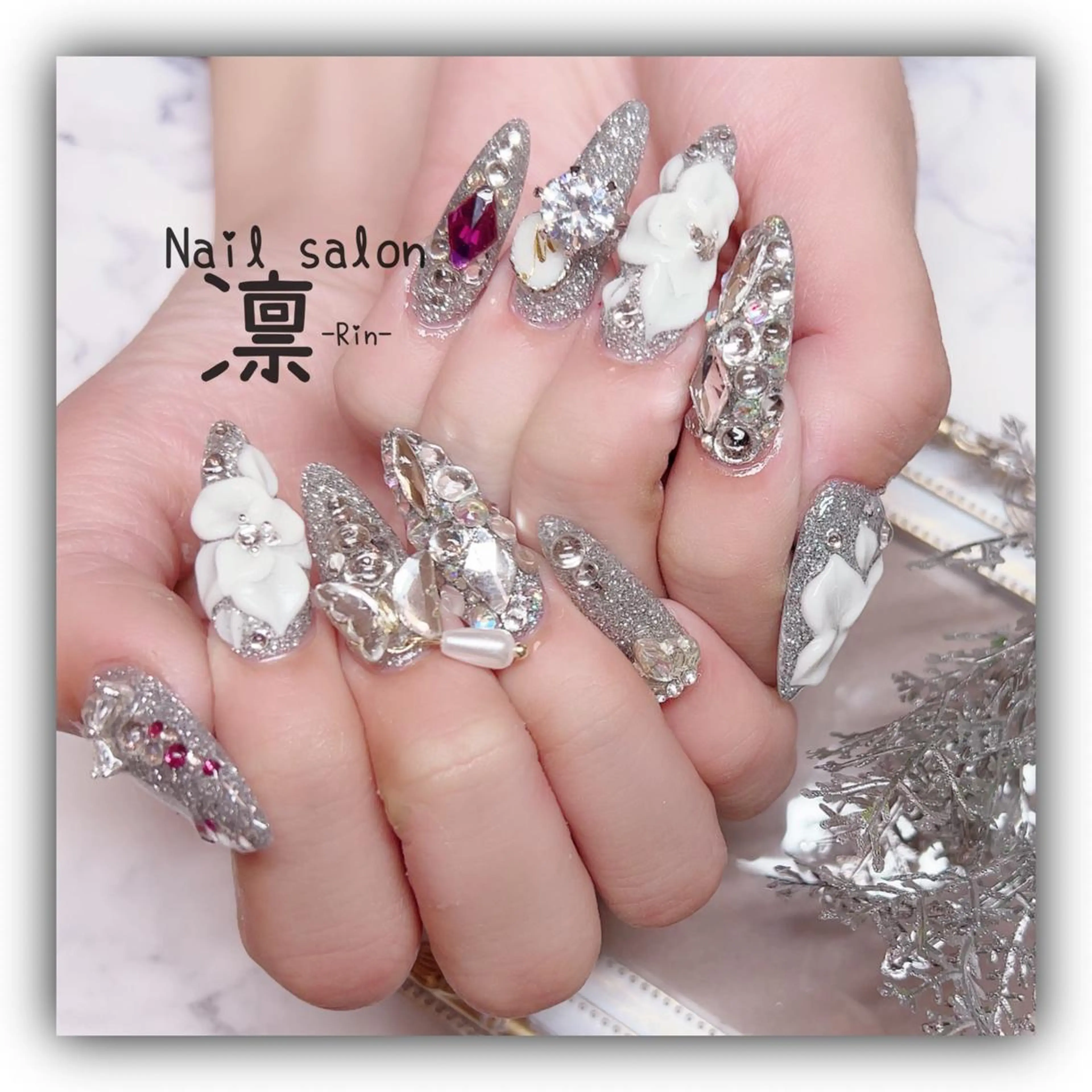 ネイル スカルプネイル private salon凛のネイルデザイン