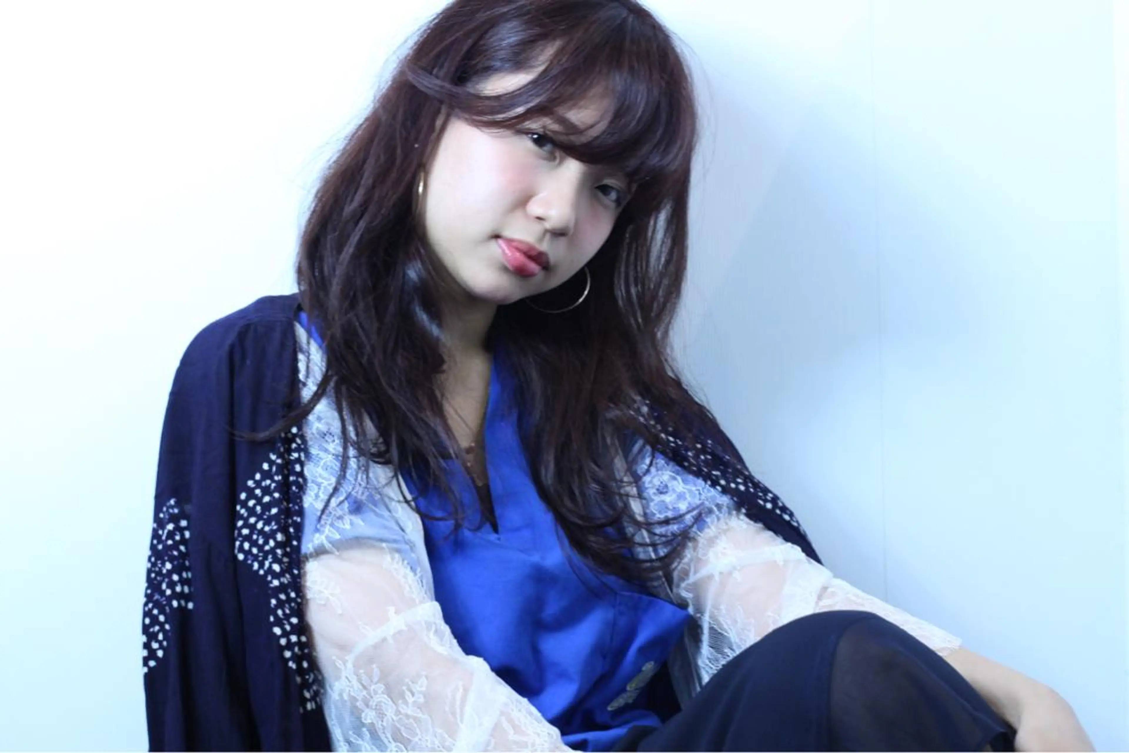 ロング カラー パーマ ヘアアレンジ toi【トワ】所属・安達 俊亮のヘアスタイル