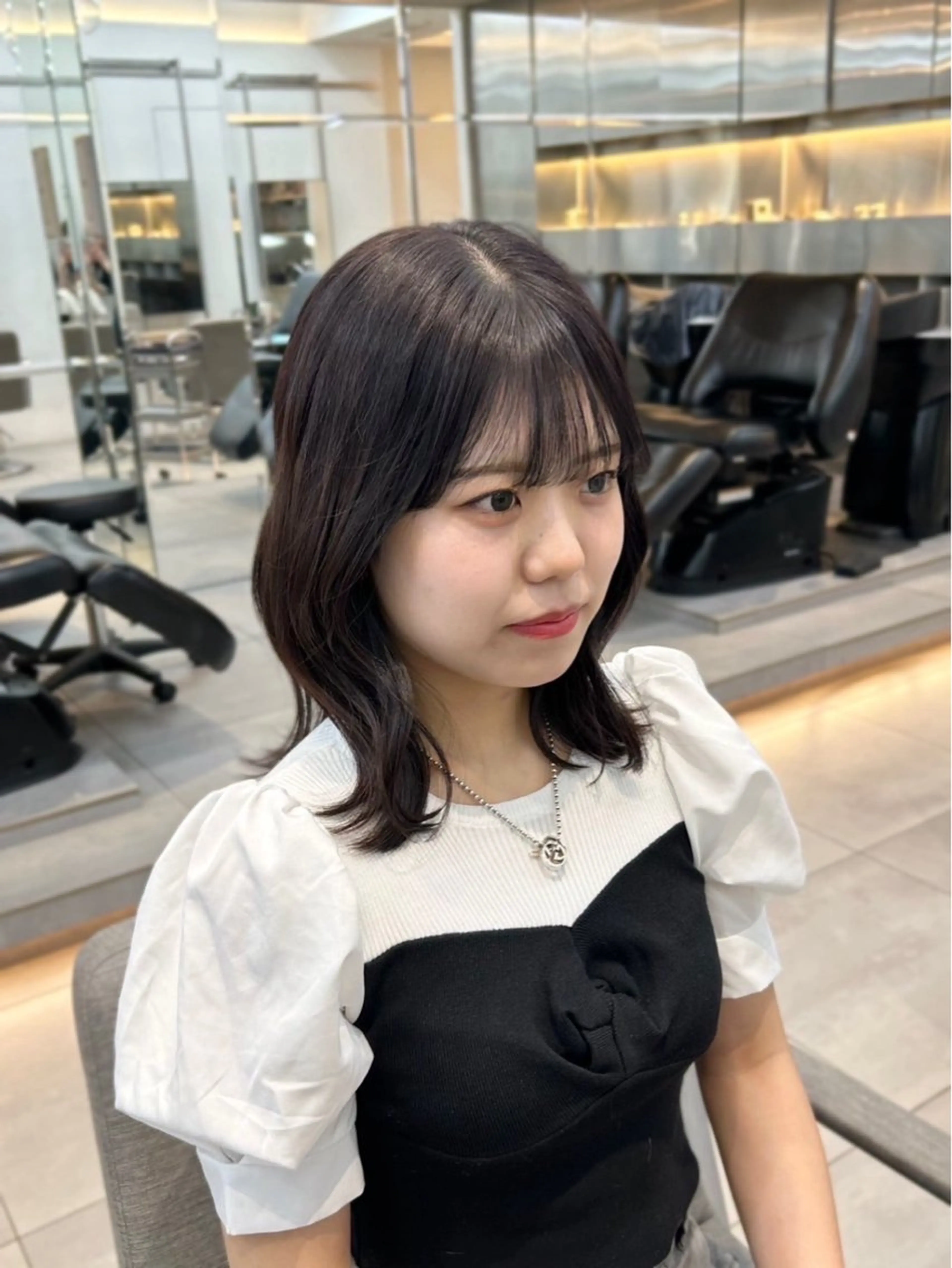 ミディアム カラー nok銀座所属・🌷艶色/艶髪/銀座 /norika🌷のヘアスタイル