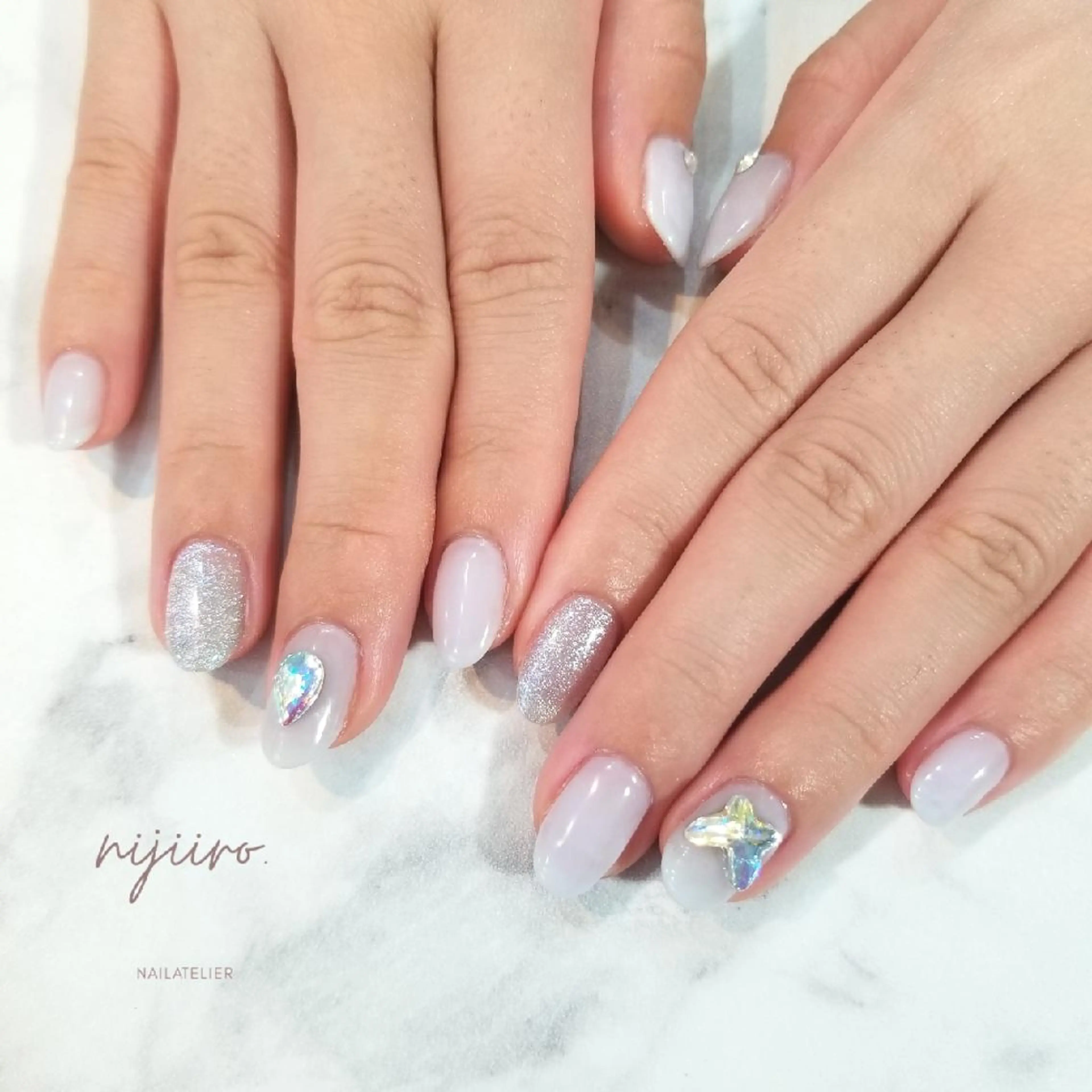 ネイル ハンドネイル nailatelier nijiiro.所属・nijiiro🌈 サトウのネイルデザイン