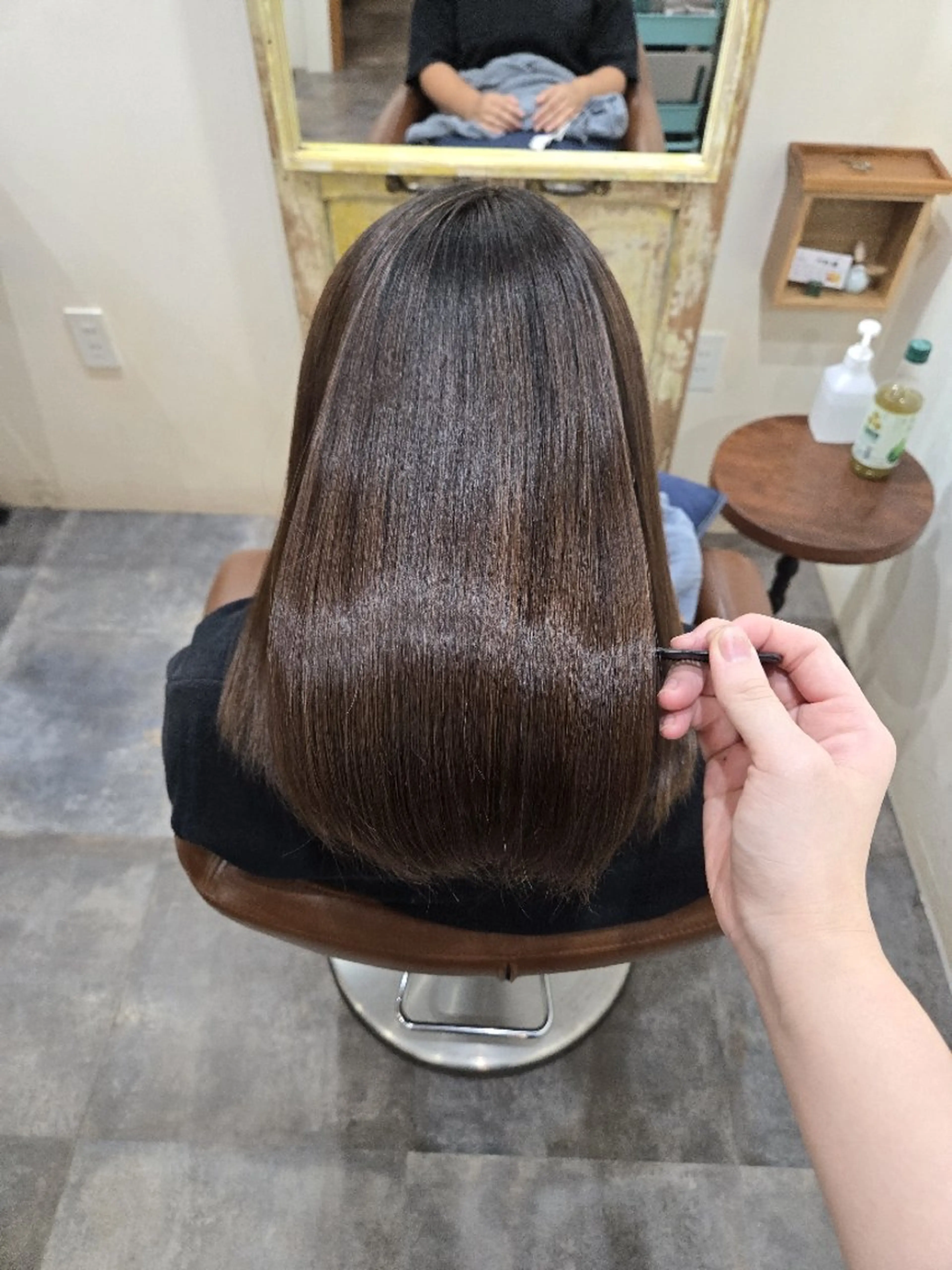 ミディアム ️🩵美髪矯正 みおのヘアスタイル