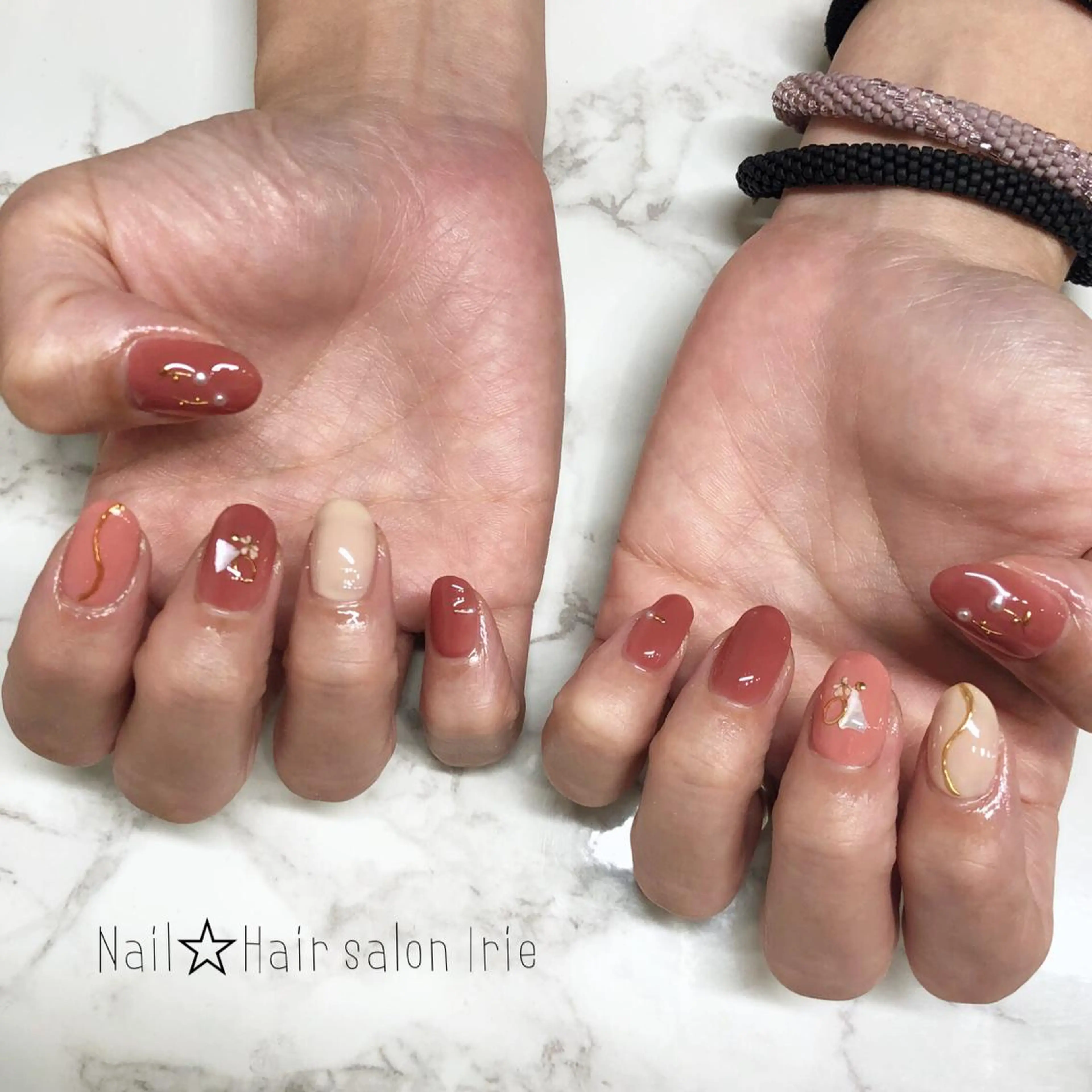ネイル ハンドネイル Hair salon Irie所属・與儀 知佳のネイルデザイン