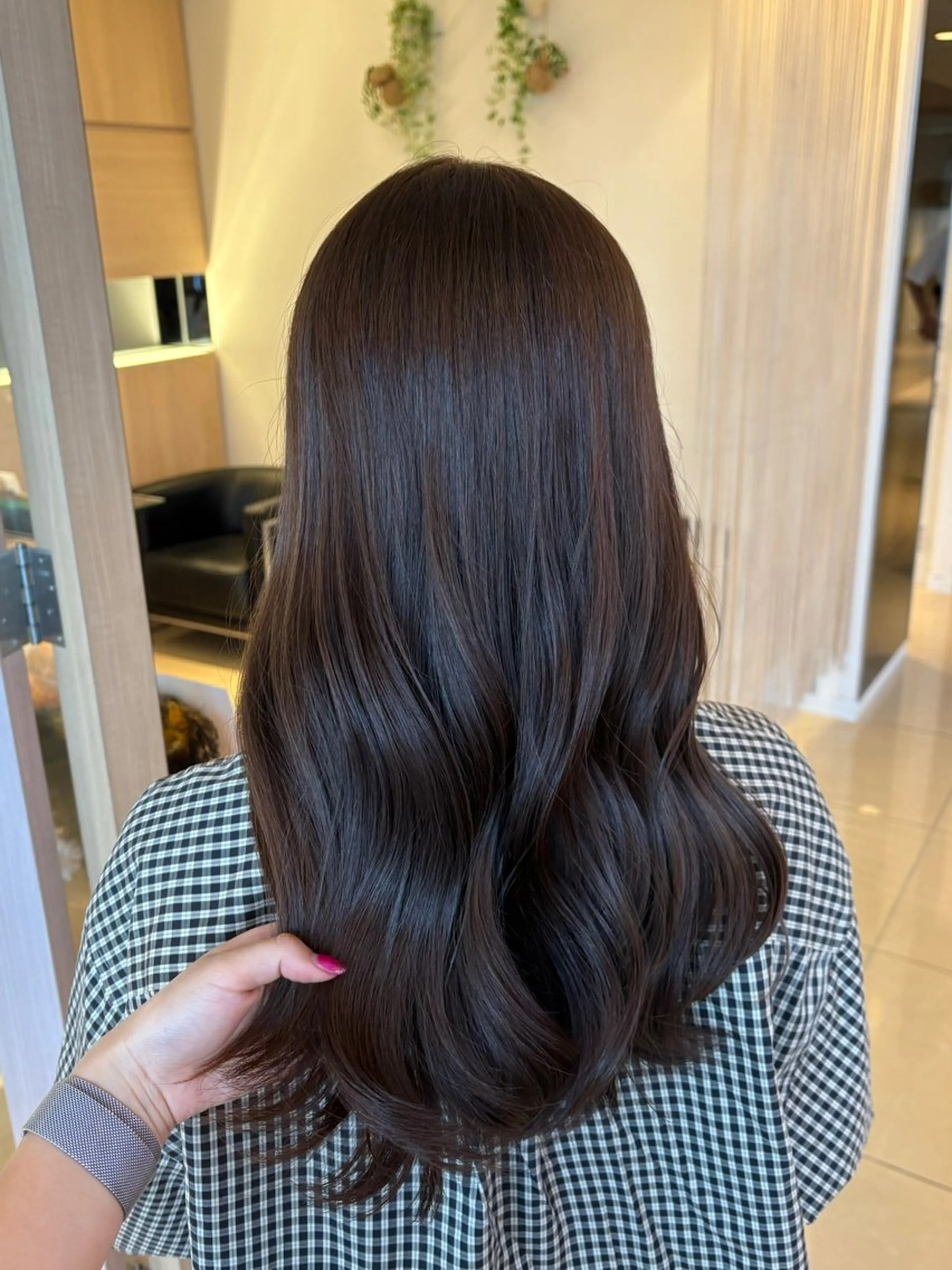 ロング カラー ヘアカラー トリートメント 暖色カラー/艶カラー /さらん🩷のヘアスタイル