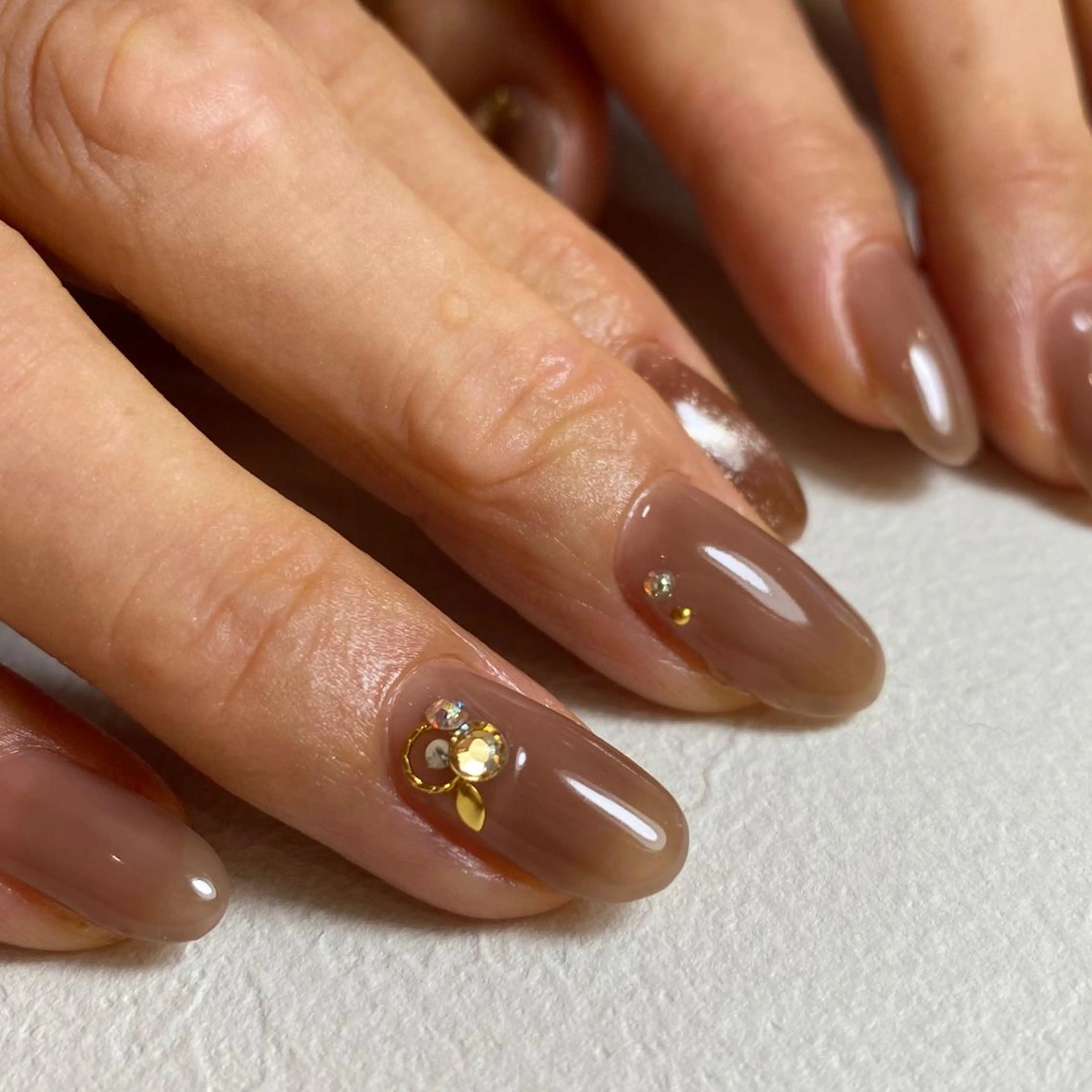 ネイル アートネイル ワンカラーネイル ハンドネイル Nail salon アトリエジョワ　金山のネイルデザイン