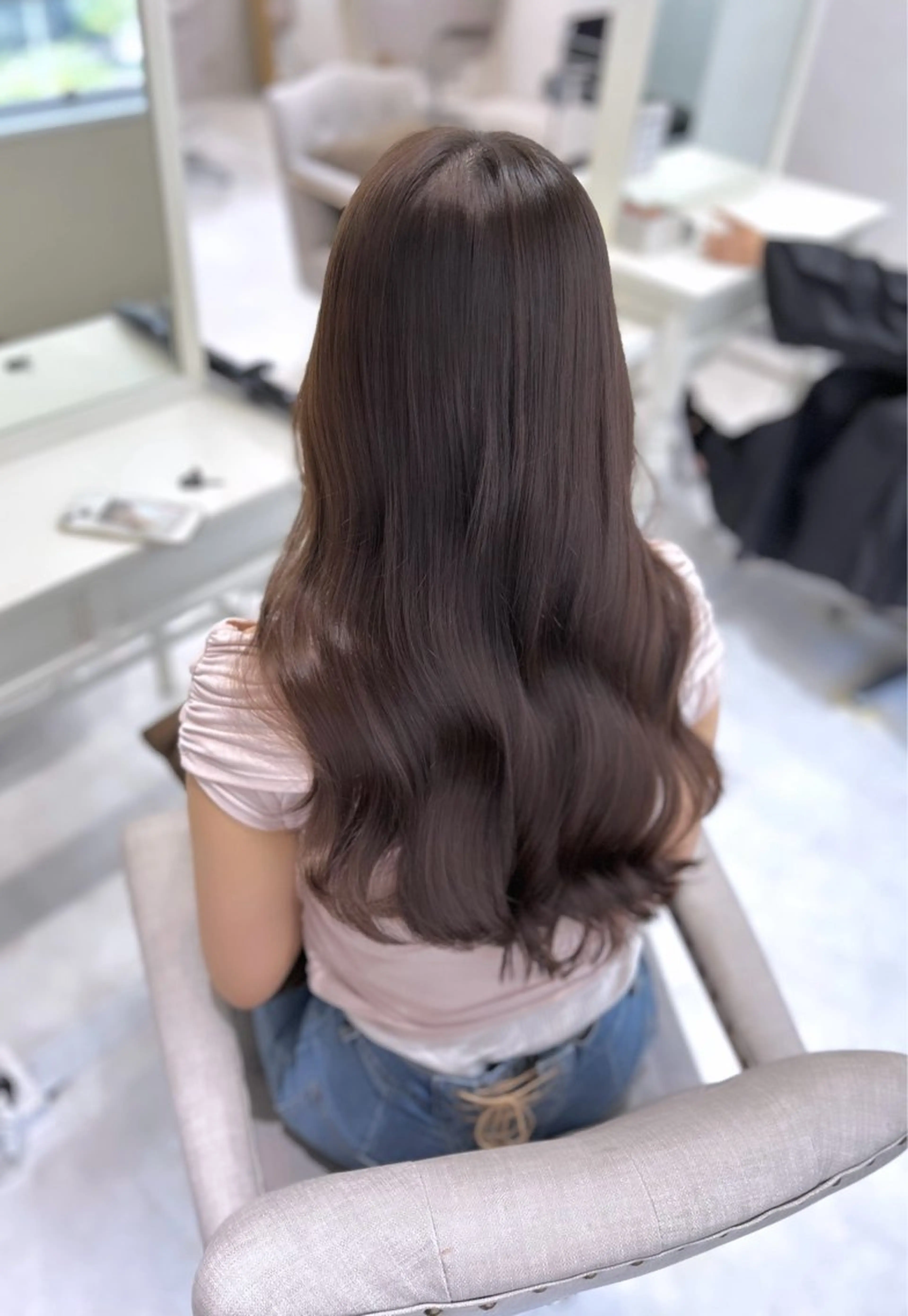 ロング カット ヘアカラー トリートメント 髪質改善× ブリーチなしyutoのヘアスタイル