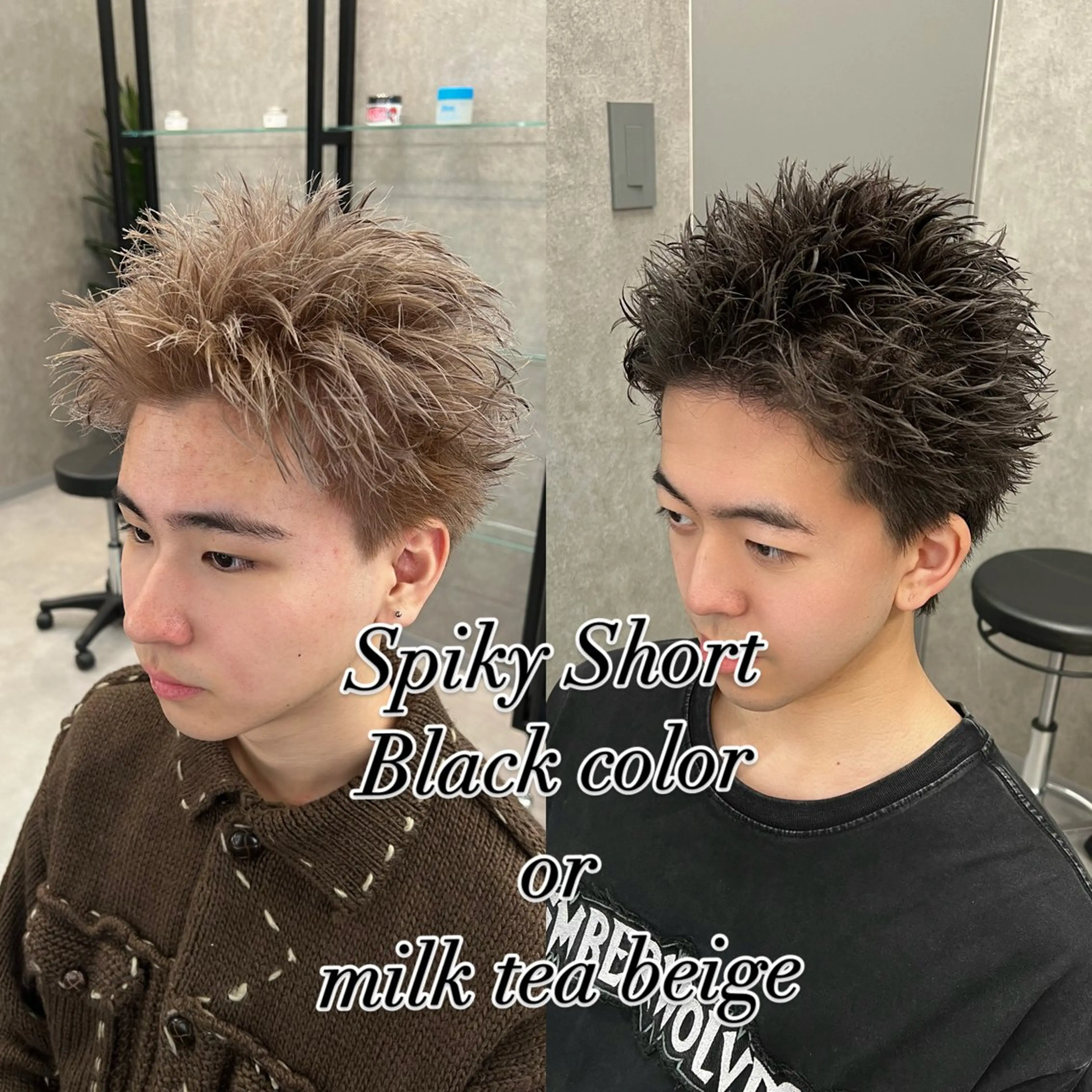 ショート ヘアアレンジ メンズ キッズ スパイキーショート ショートヘア カット ヘアカラー トリートメント ヘアセット スパイキーの鬼 ヒロムのヘアスタイル