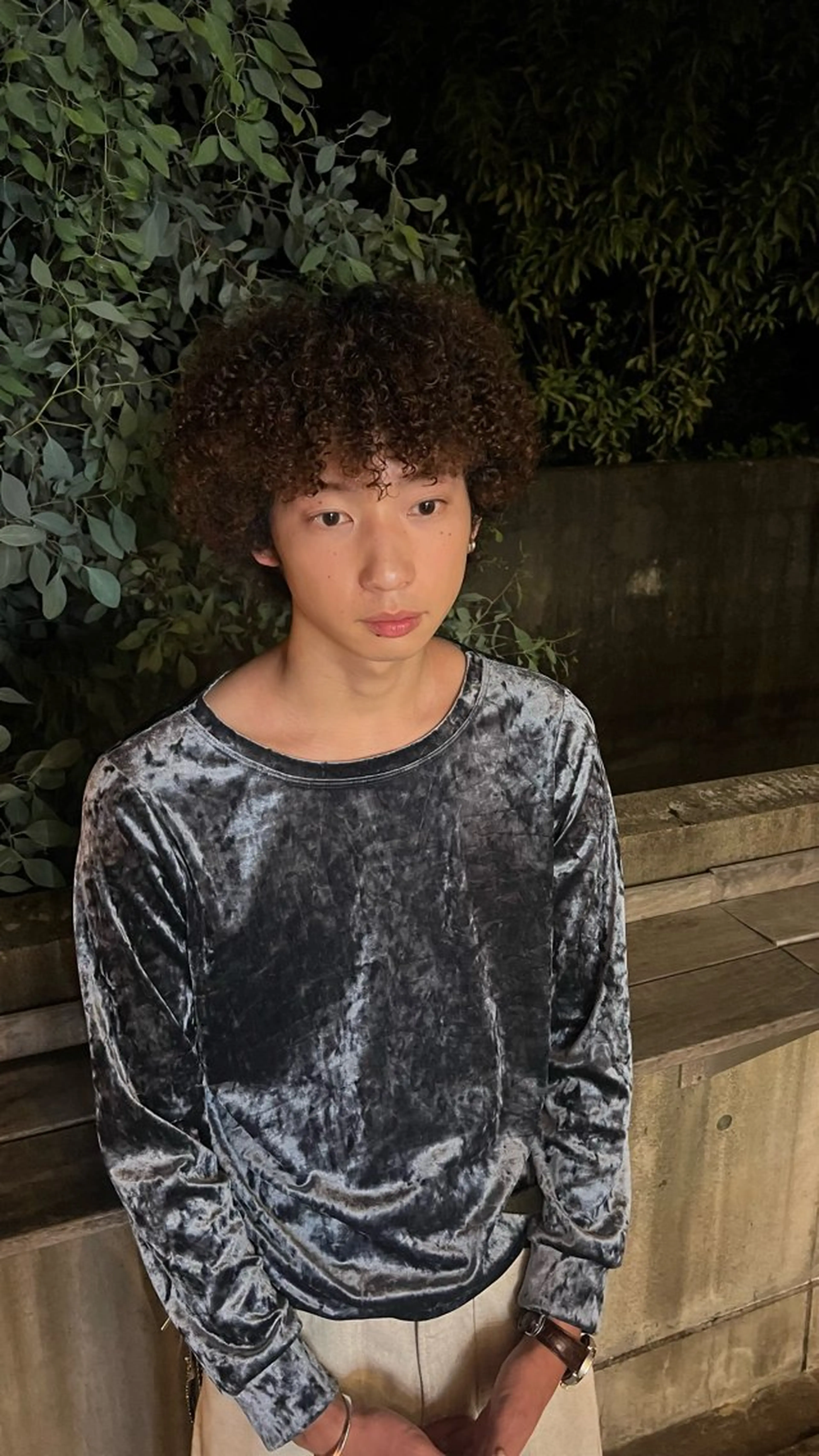 アフロパーマの写真