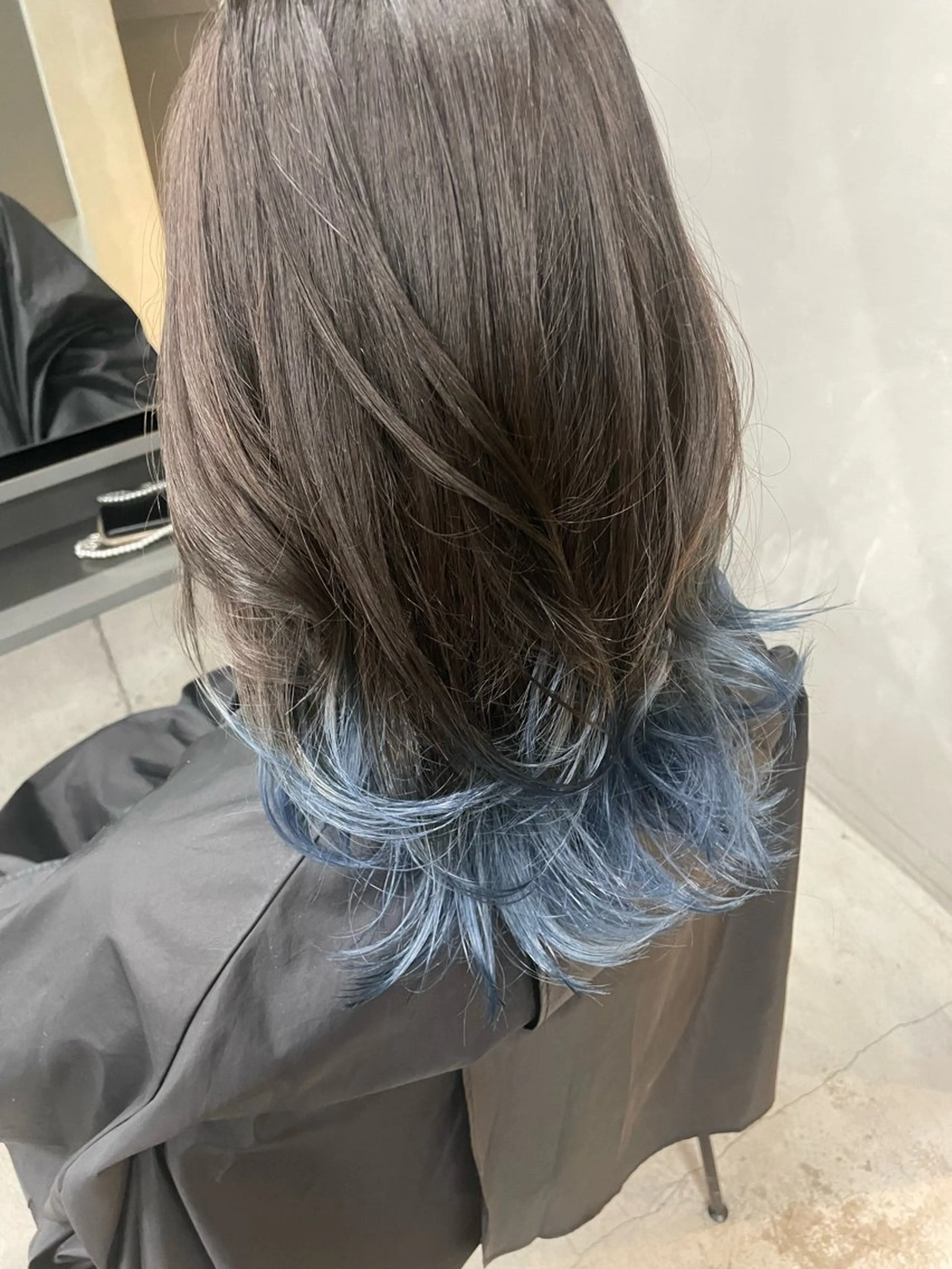 ミディアム カラー SALOWIN池袋East店3F所属・インナーカラー 推し ブリーチ  髪質改善のヘアスタイル